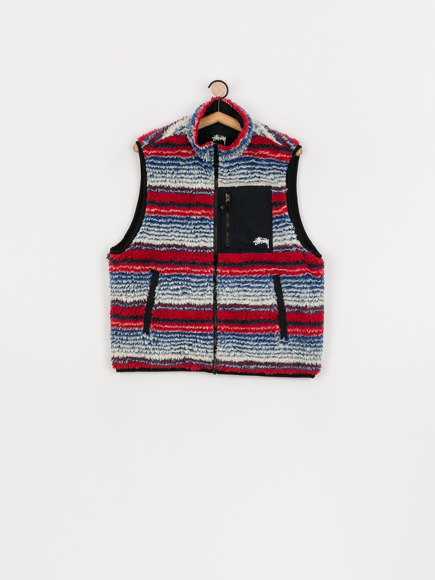 Kurtka Stussy Striped Sherpa (multi)