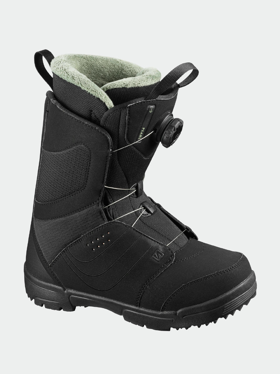 Damskie Buty snowboardowe Salomon Pearl Boa (black/black/tropical p)