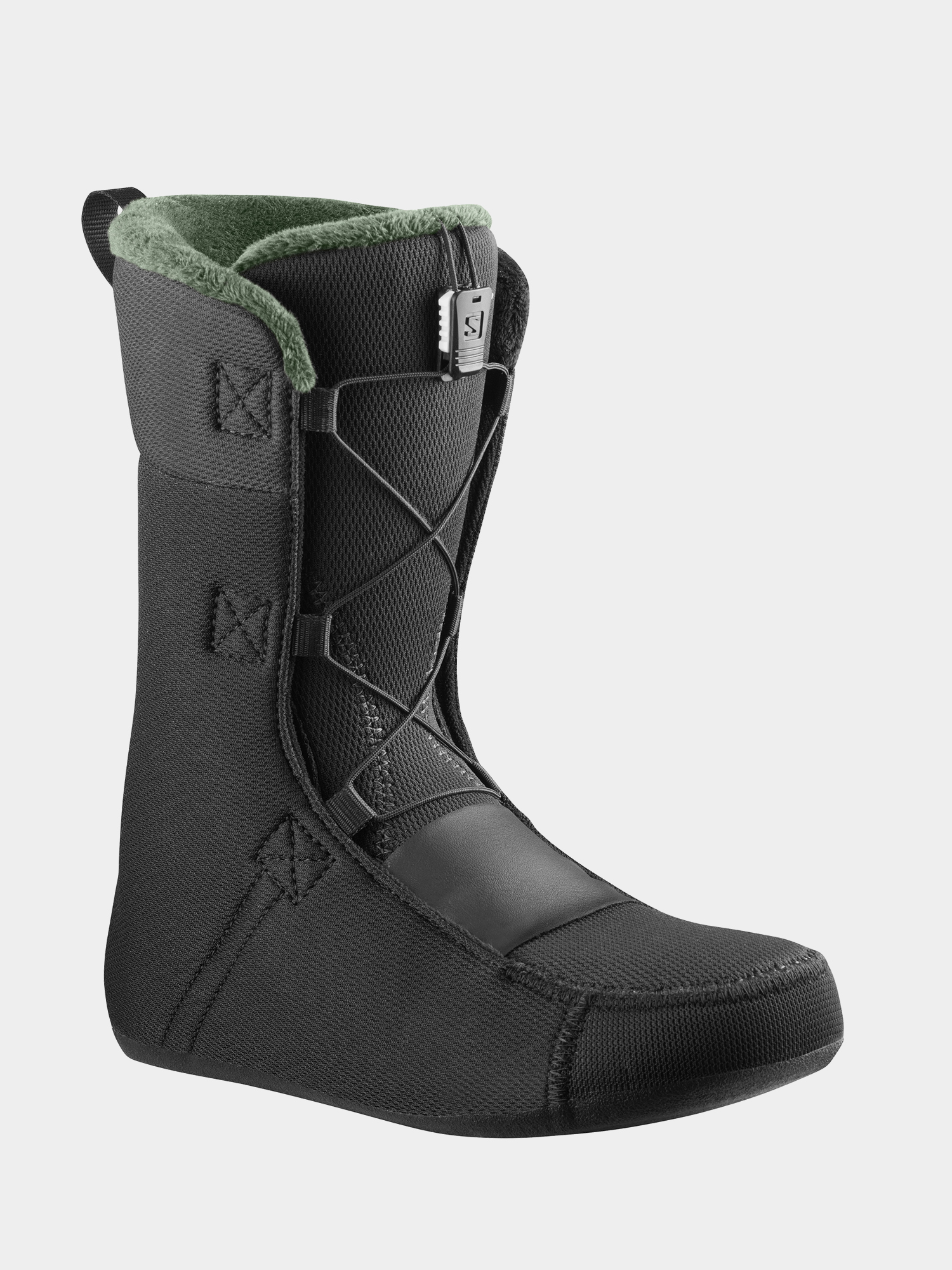 Damskie Buty snowboardowe Salomon Pearl Boa (black/black/tropical p)