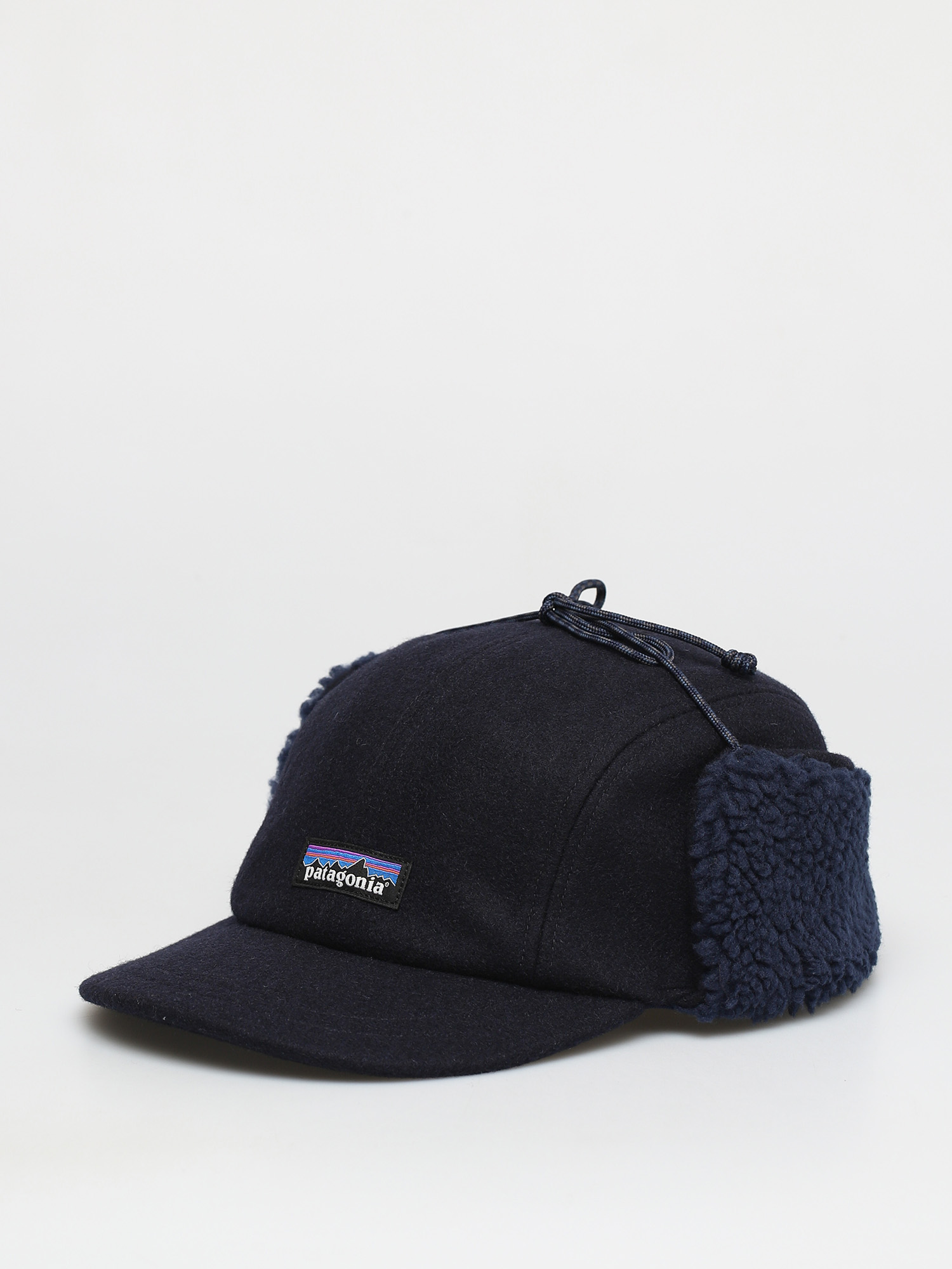 Czapka z daszkiem Patagonia Recycled Wool Ear Flap Cap ZD (classic navy)