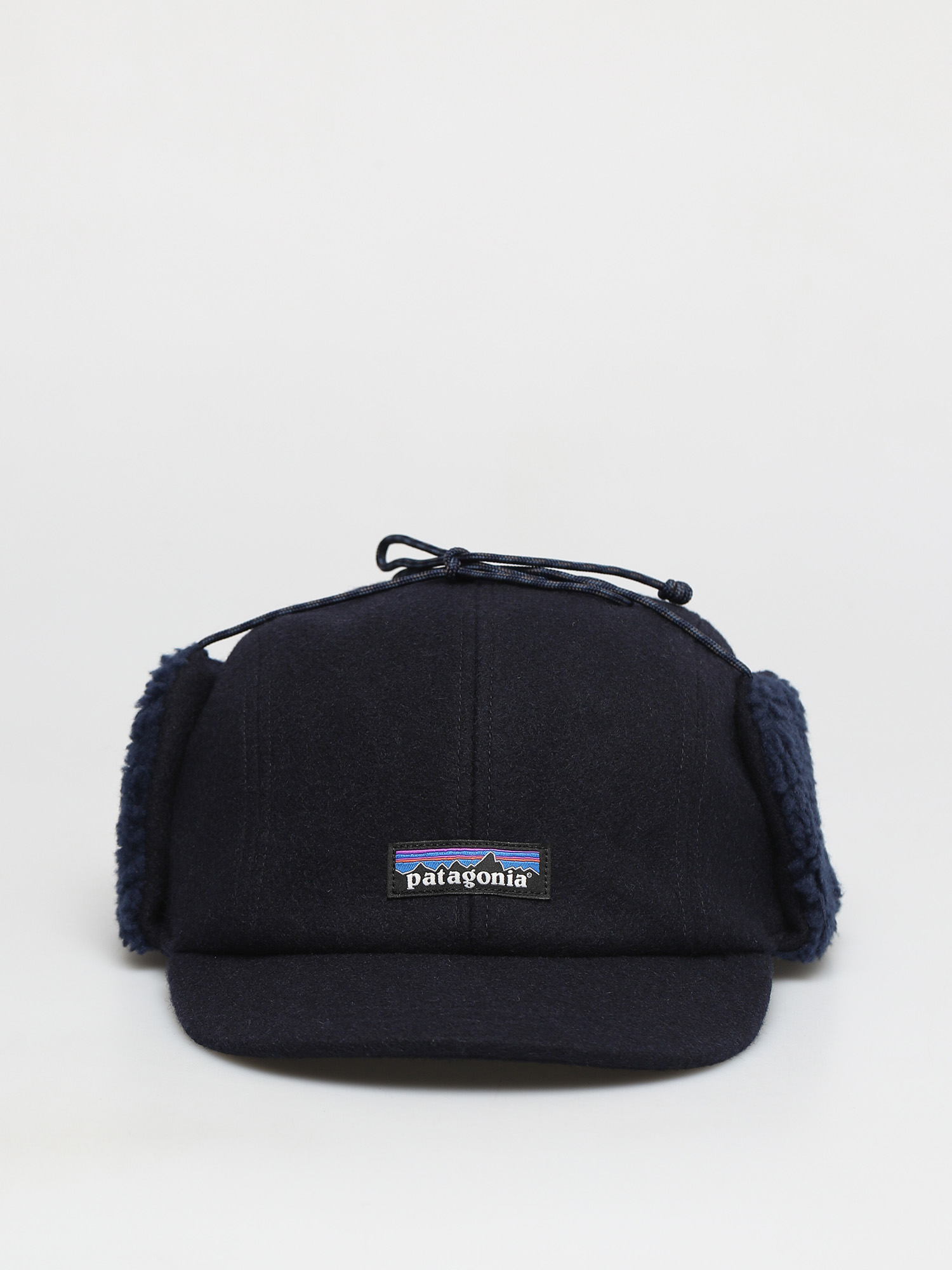 Czapka z daszkiem Patagonia Recycled Wool Ear Flap Cap ZD (classic navy)
