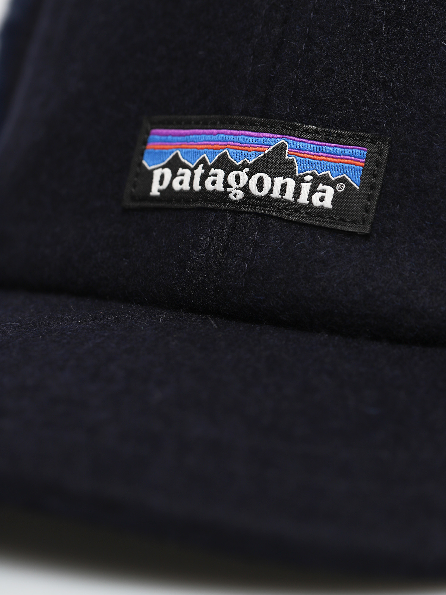 Czapka z daszkiem Patagonia Recycled Wool Ear Flap Cap ZD (classic navy)