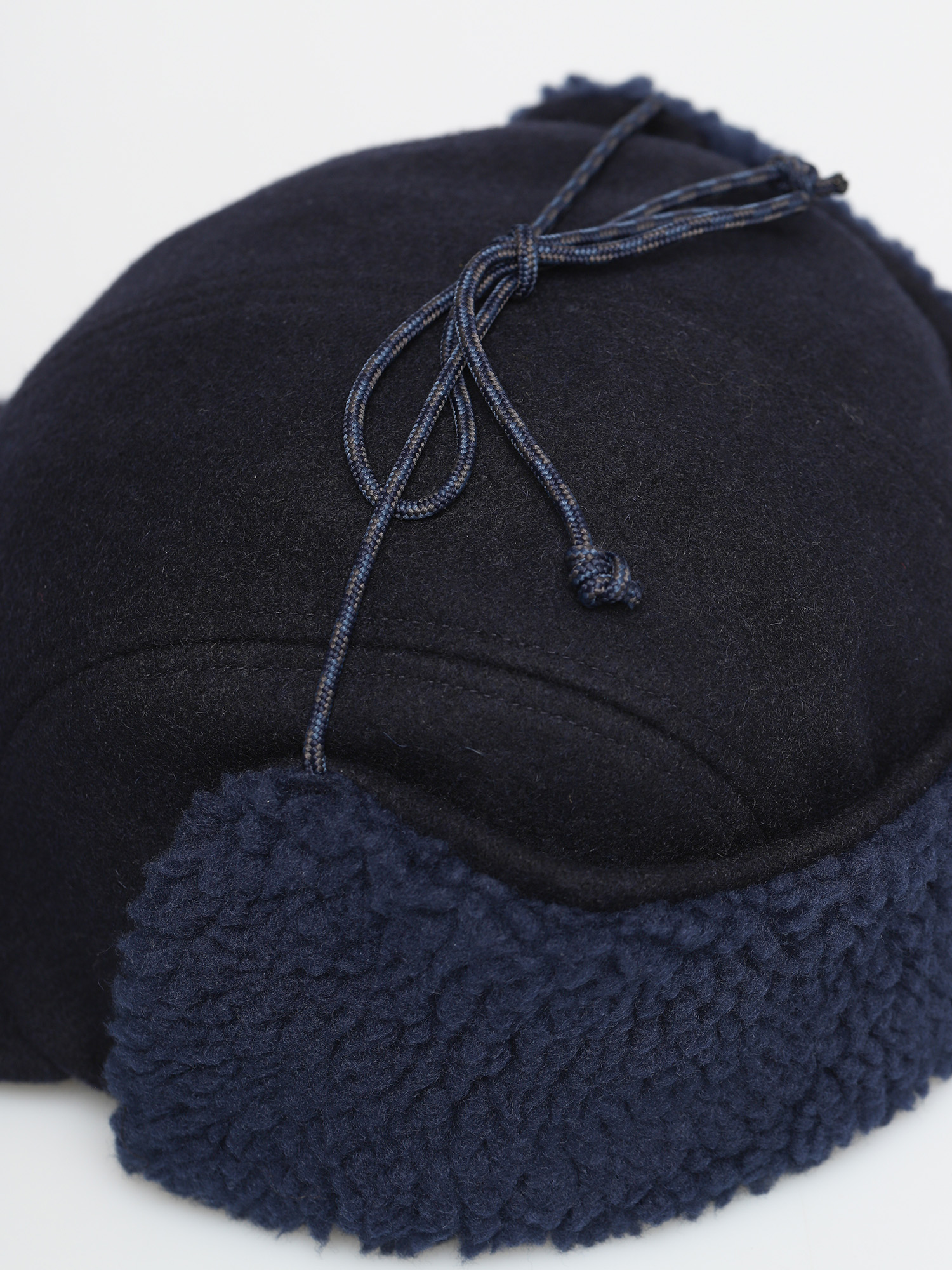 Czapka z daszkiem Patagonia Recycled Wool Ear Flap Cap ZD (classic navy)