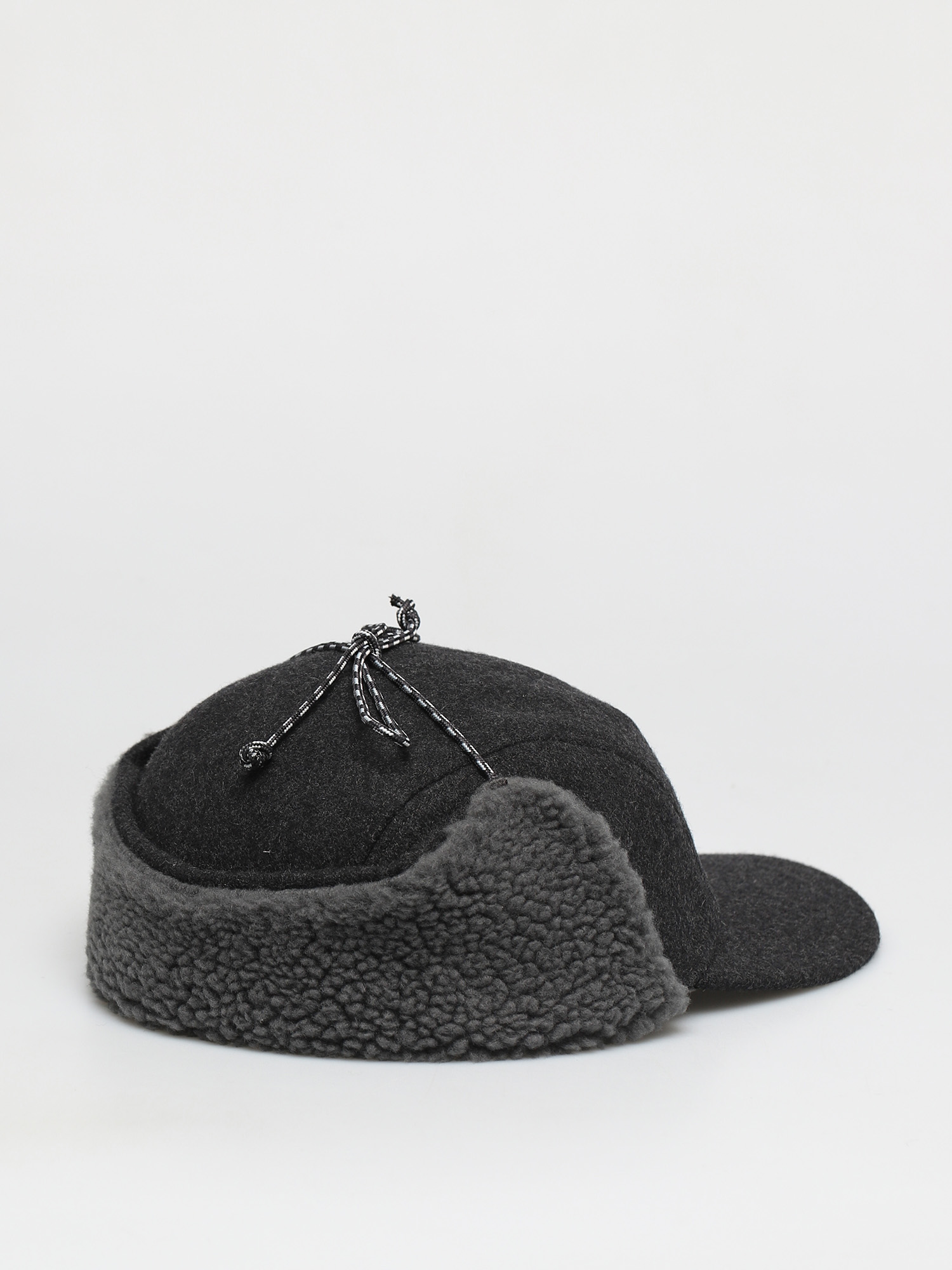 Czapka z daszkiem Patagonia Recycled Wool Ear Flap Cap ZD (forge grey)