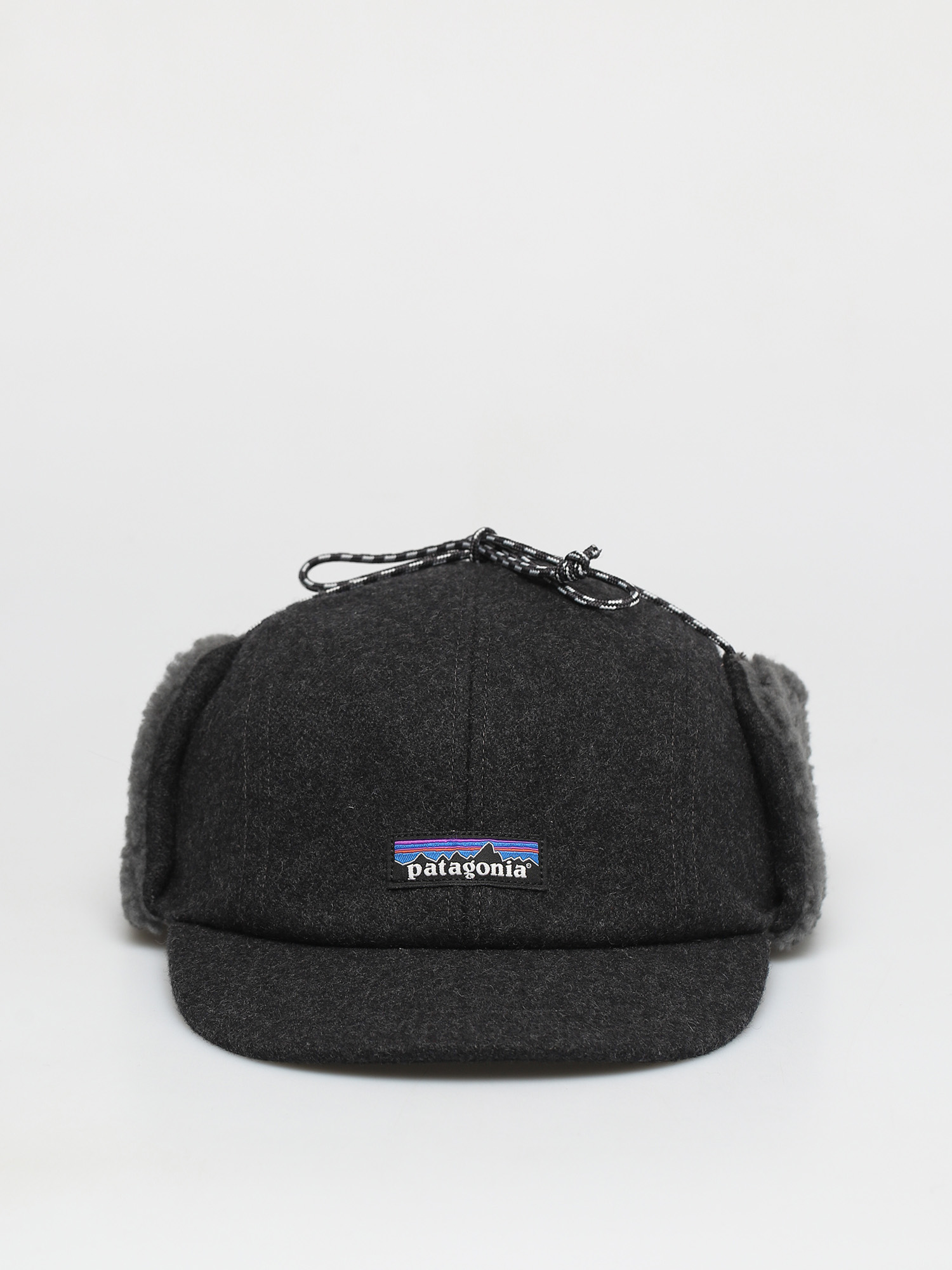 Czapka z daszkiem Patagonia Recycled Wool Ear Flap Cap ZD (forge grey)