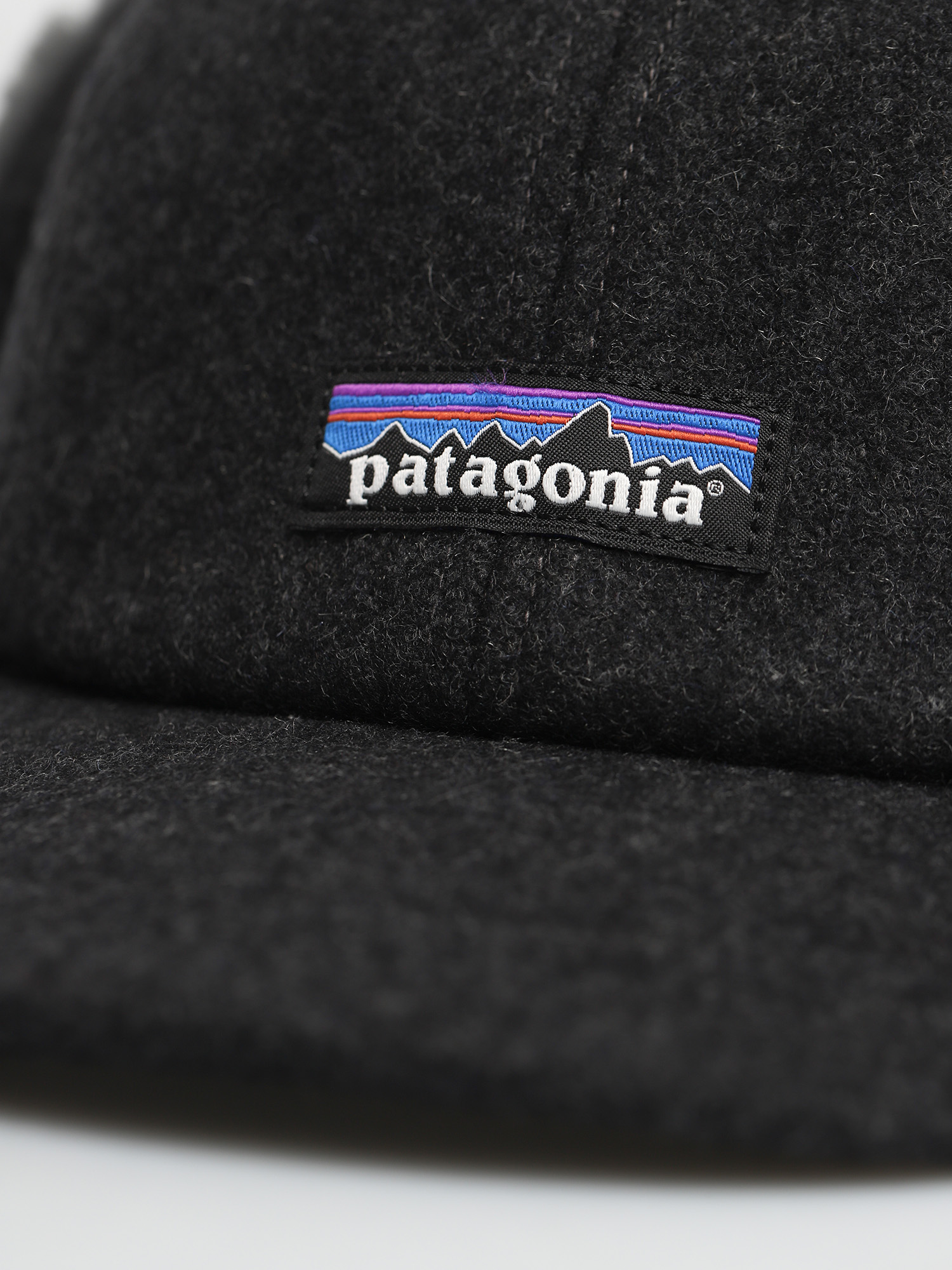 Czapka z daszkiem Patagonia Recycled Wool Ear Flap Cap ZD (forge grey)