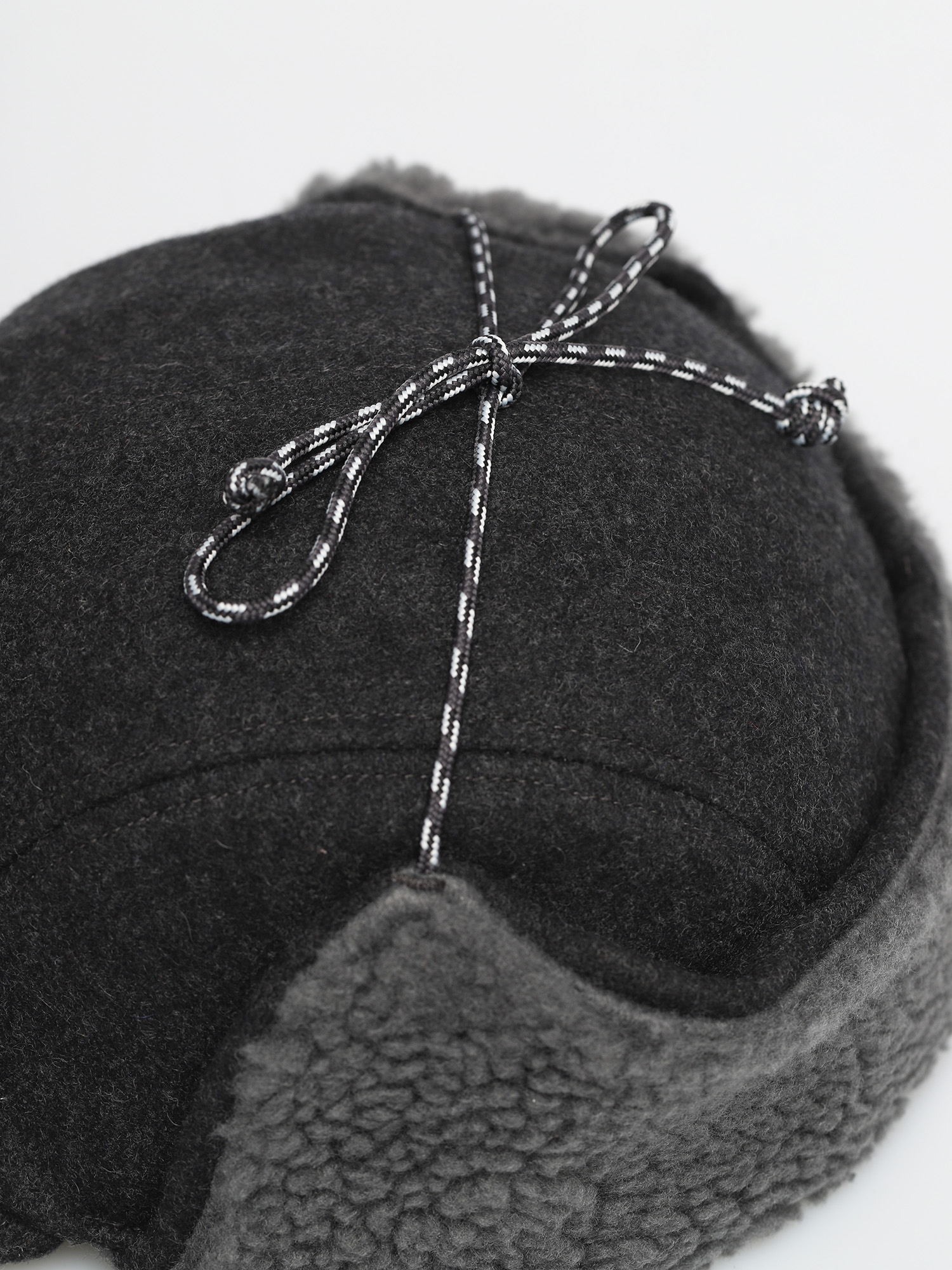 Czapka z daszkiem Patagonia Recycled Wool Ear Flap Cap ZD (forge grey)