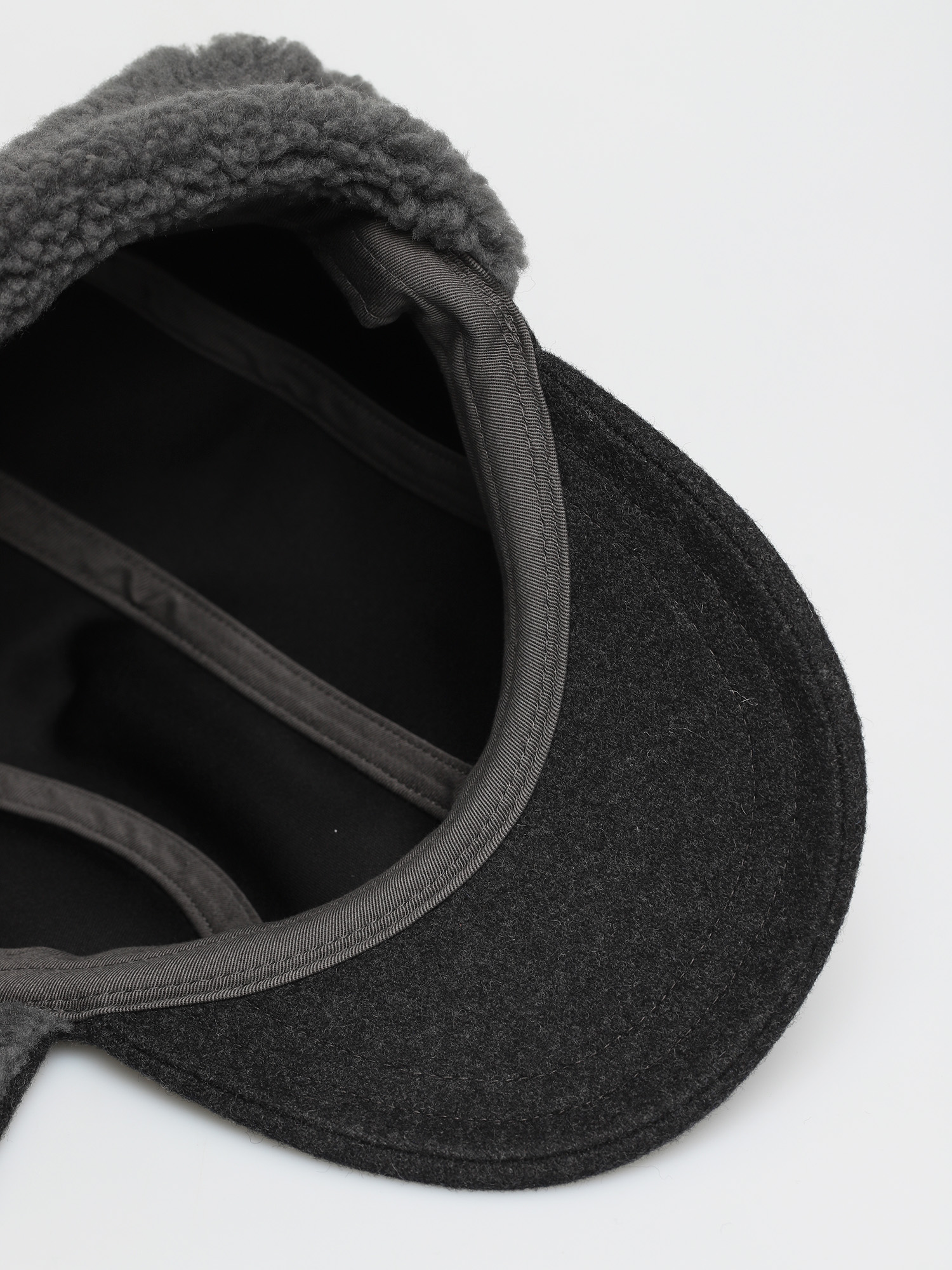 Czapka z daszkiem Patagonia Recycled Wool Ear Flap Cap ZD (forge grey)