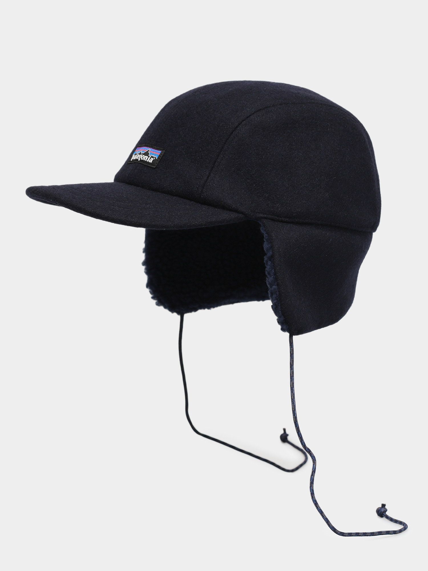 Czapka z daszkiem Patagonia Recycled Wool Ear Flap Cap ZD (classic navy)