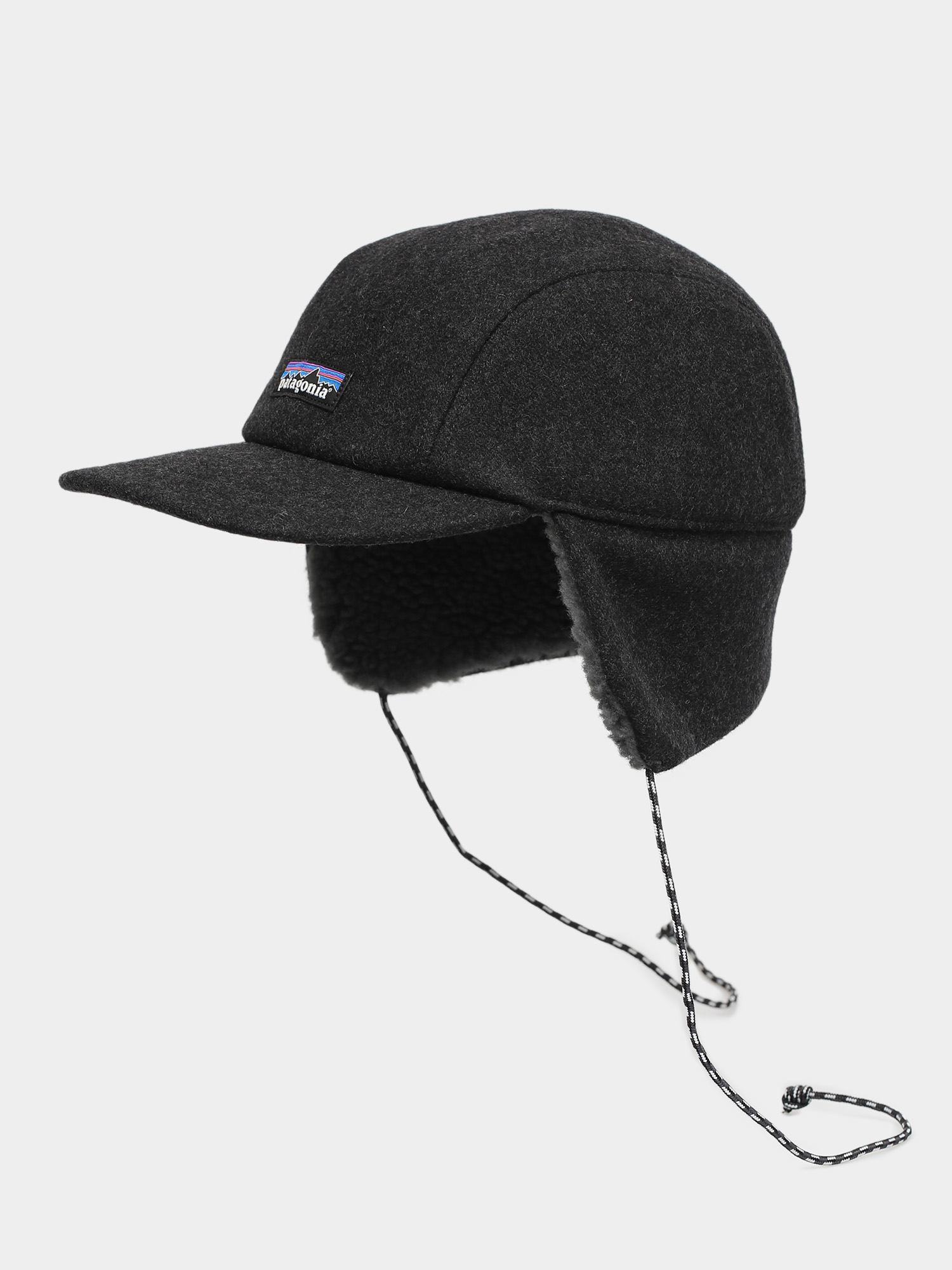 Czapka z daszkiem Patagonia Recycled Wool Ear Flap Cap ZD (forge grey)