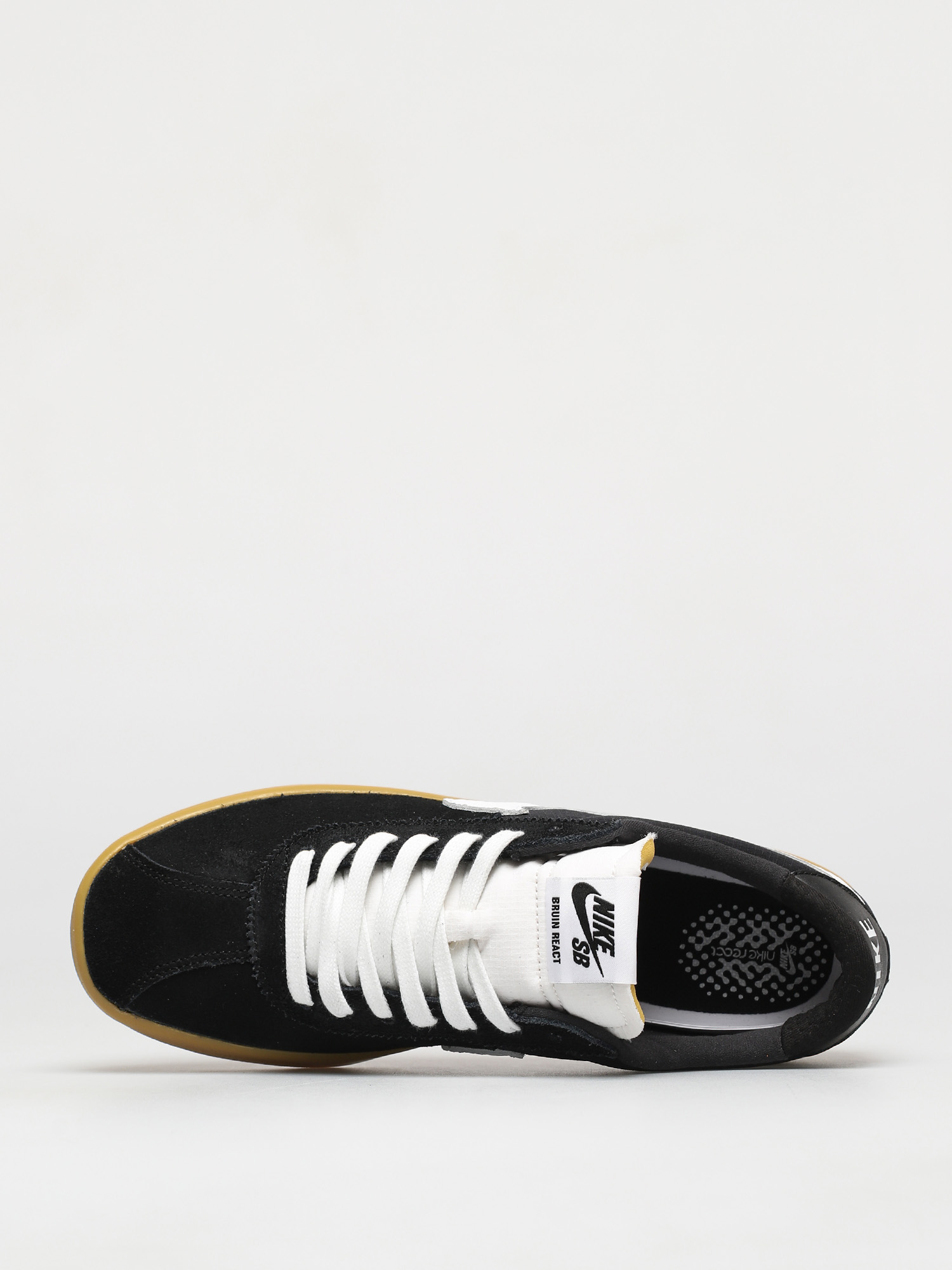 Buty Nike SB Bruin React (black/white black gum light brown)