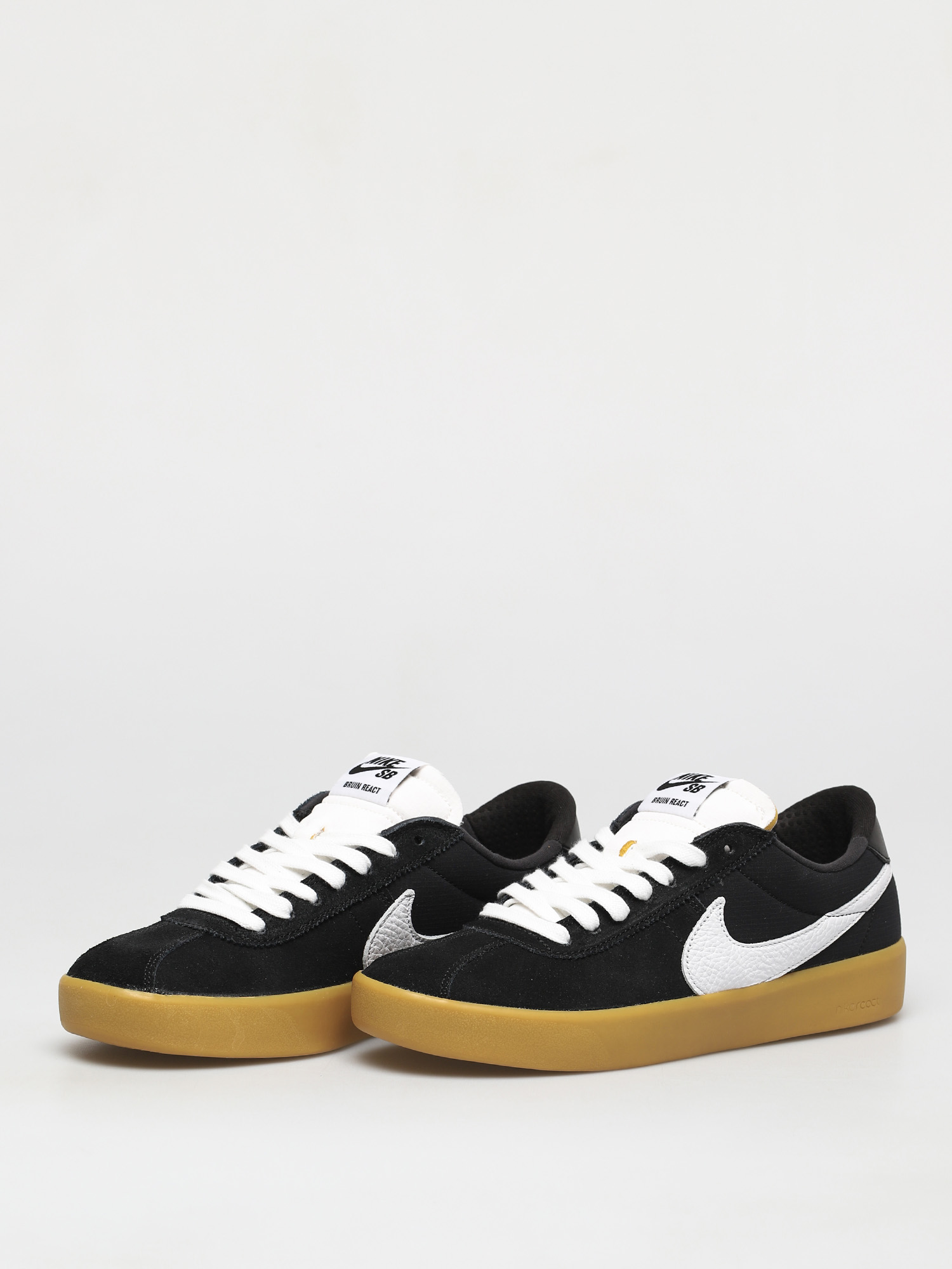 Buty Nike SB Bruin React (black/white black gum light brown)