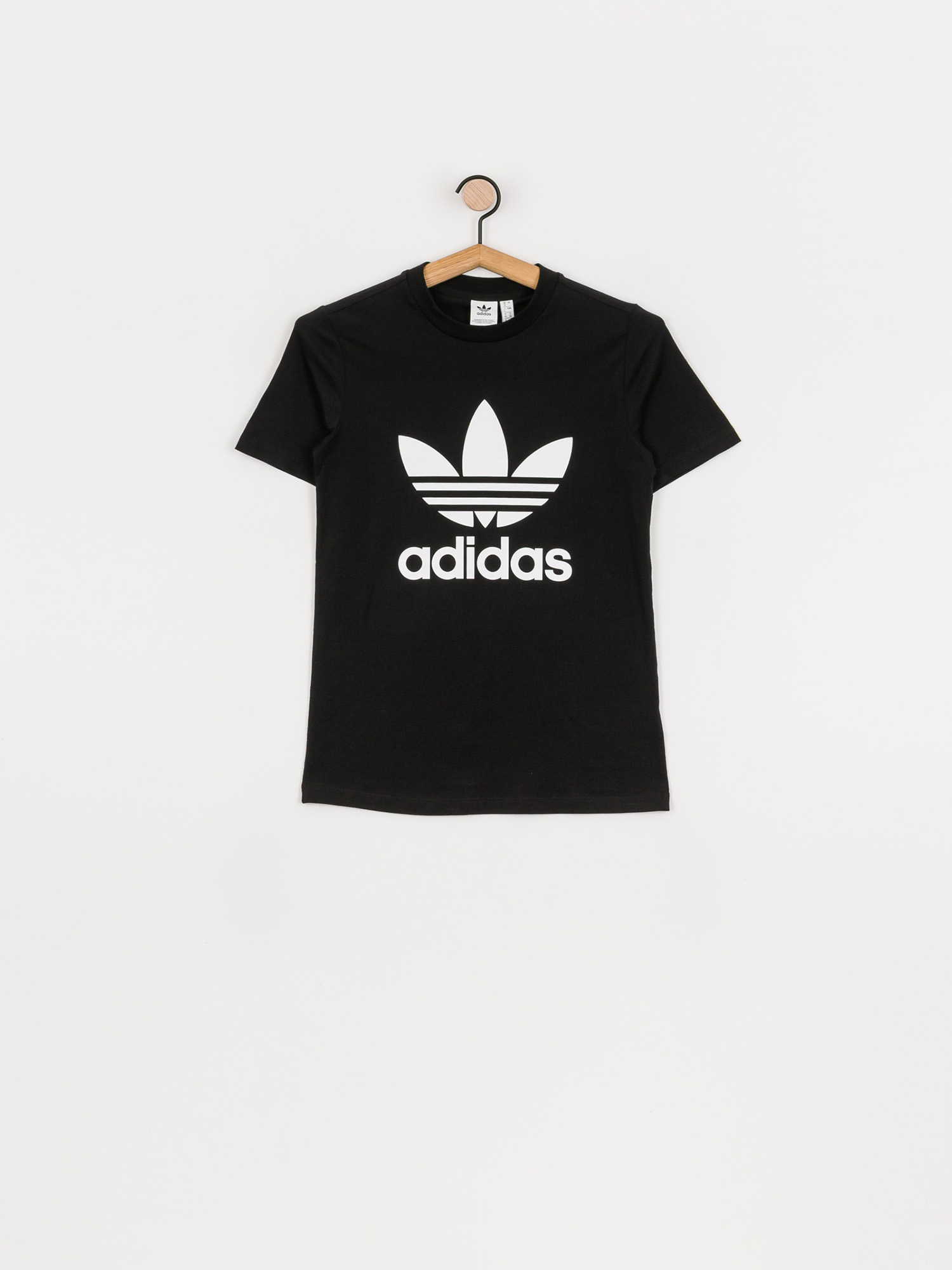 T-shirt adidas Originals Trefoil Wmn (black/white)