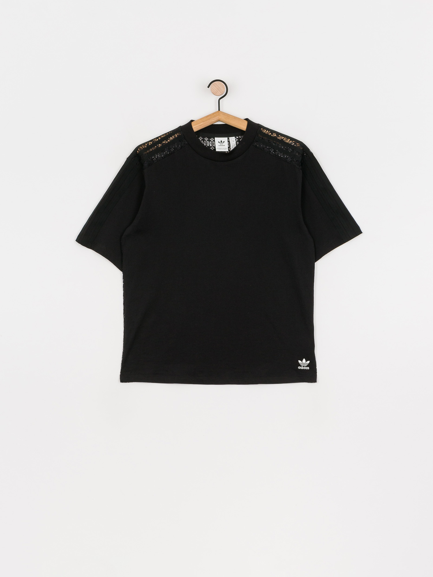 T-shirt adidas Originals Lace Back Wmn (black)