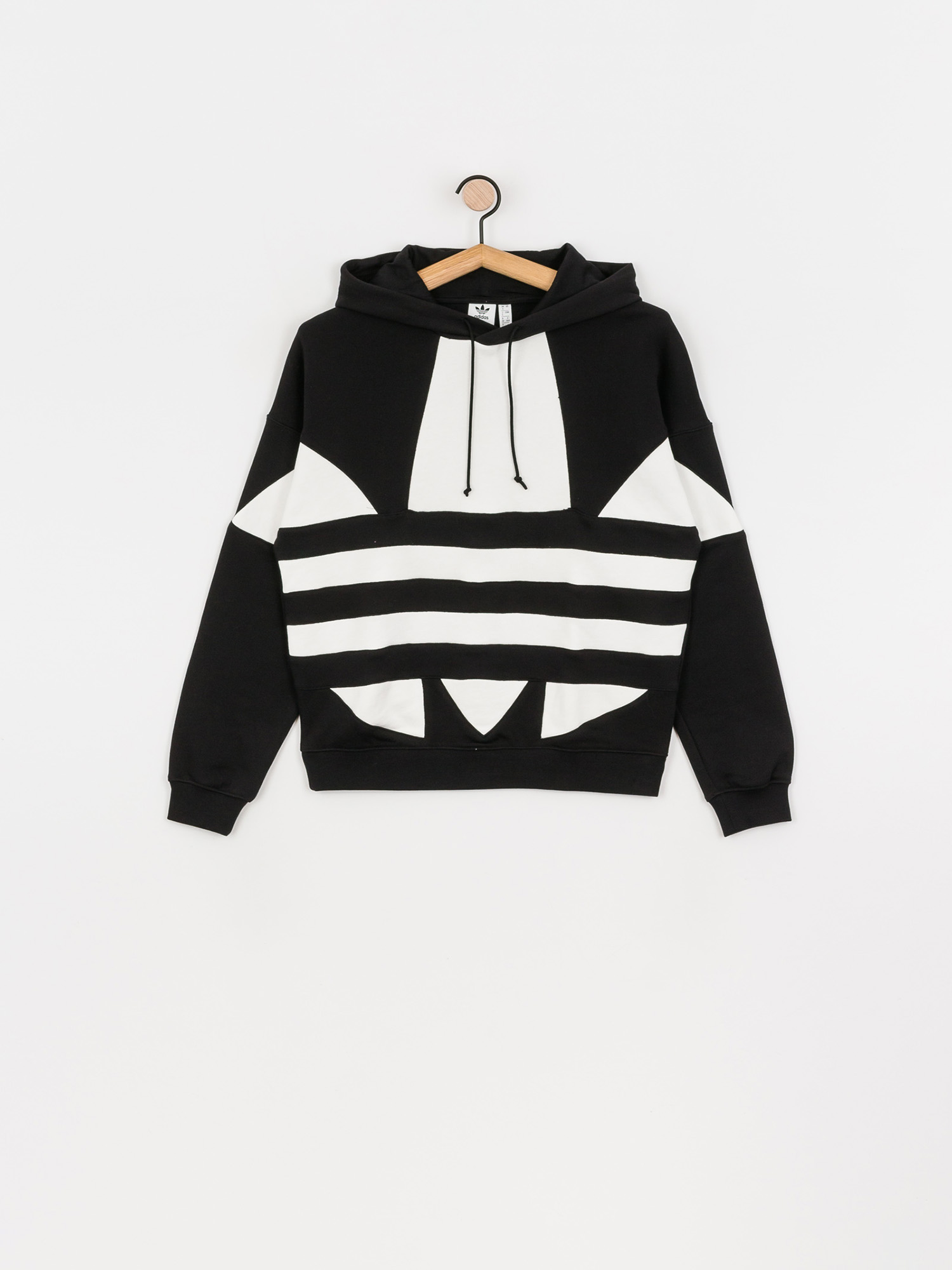 Bluza z kapturem adidas Originals Lrg Logo HD Wmn (black/white)