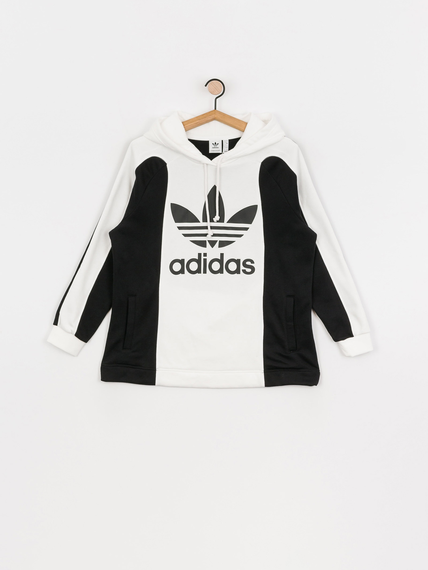 Bluza adidas Originals Hoodie Wmn (white/black)