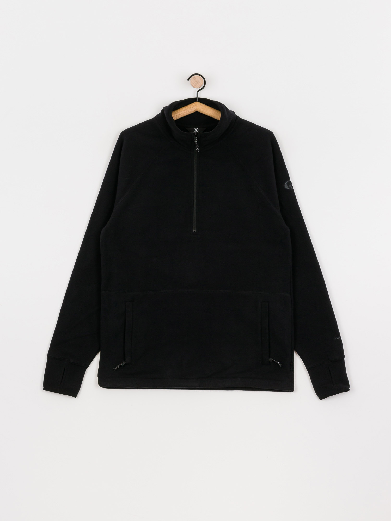 Męska Bluza aktywna Volcom Polartec 1/2 Zip (black)