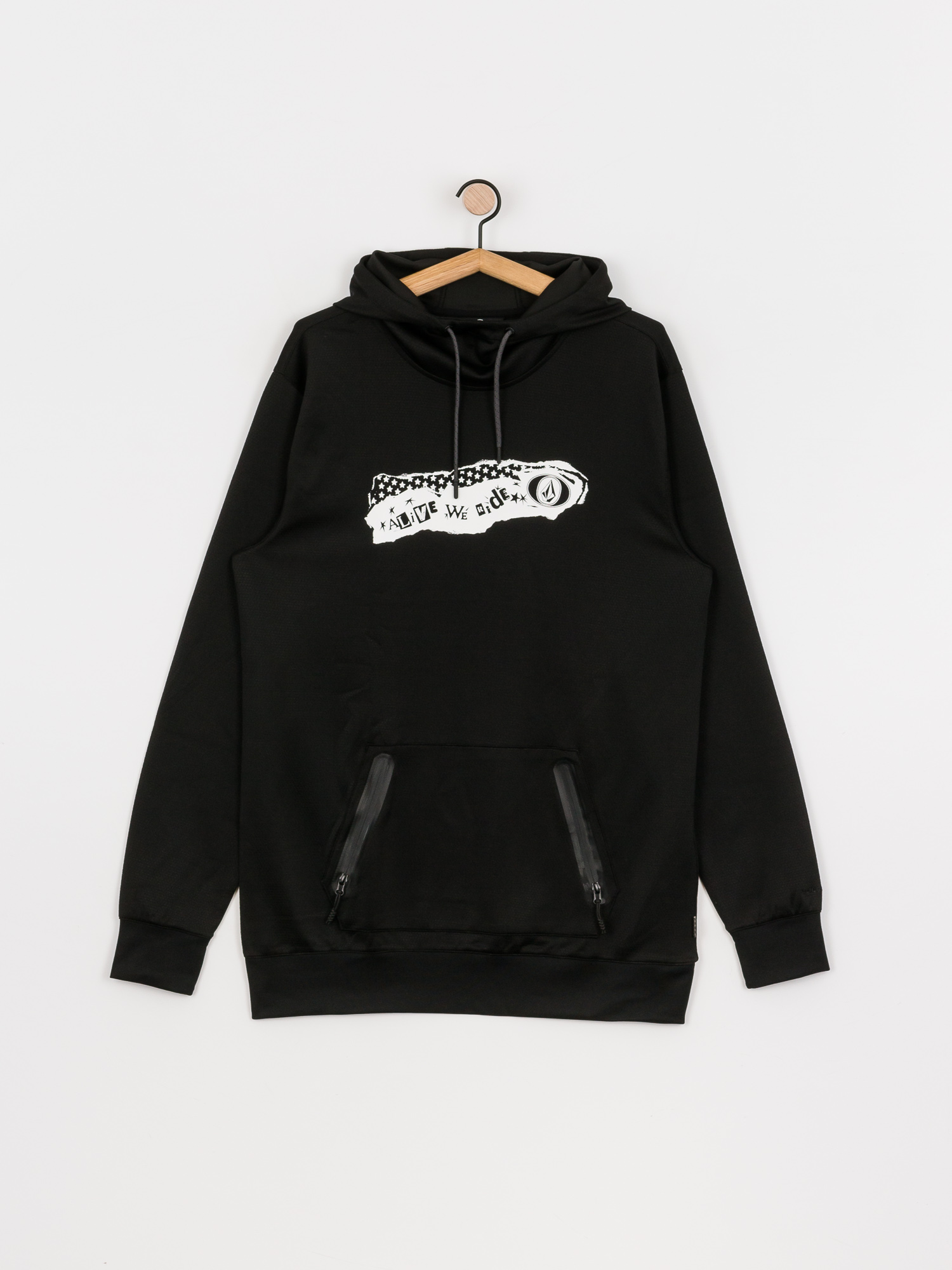 Męska Bluza aktywna Volcom Let It Storm HD (black)