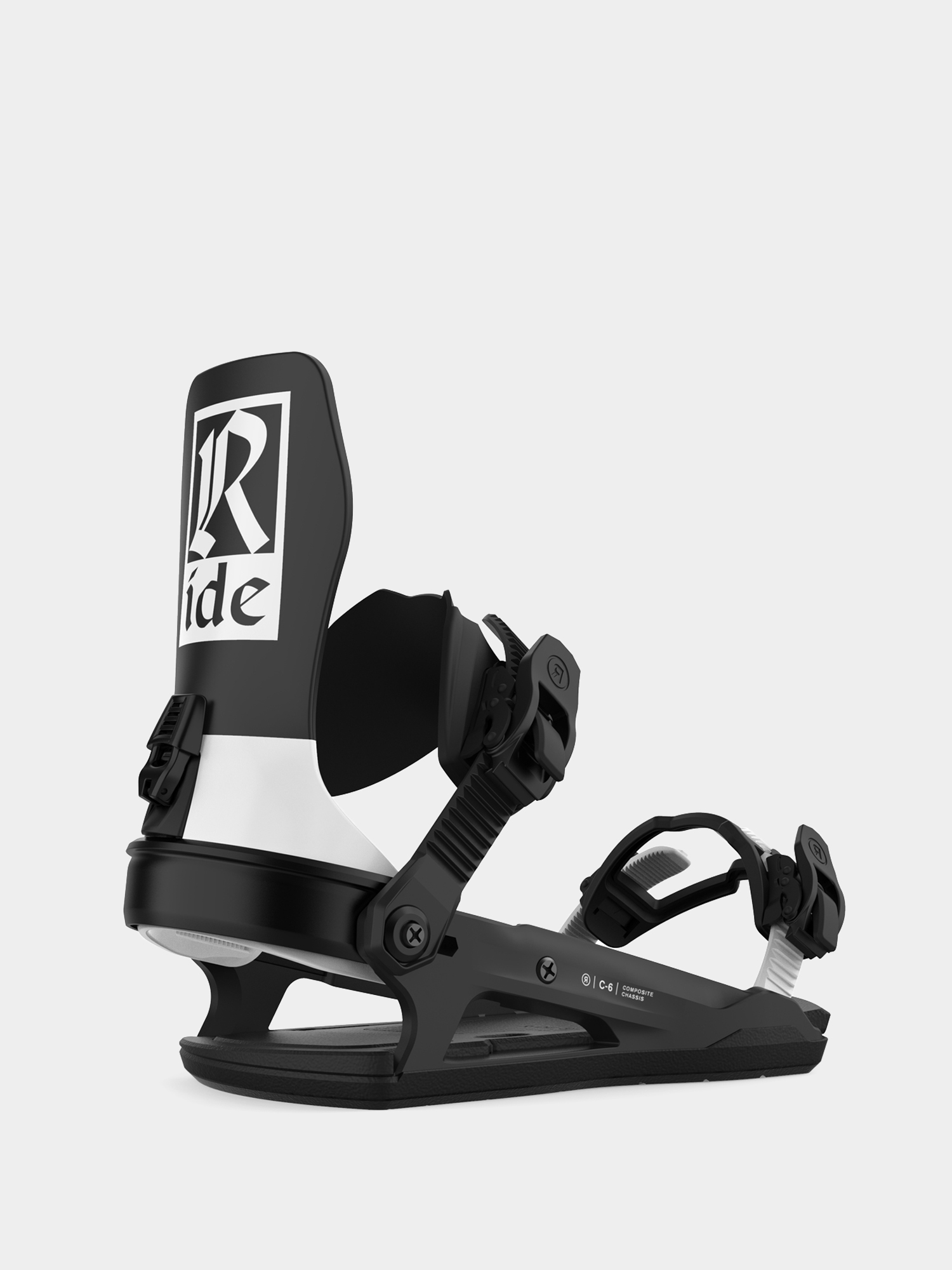 Męskie Wiązania snowboardowe Ride C 6 (classic black)