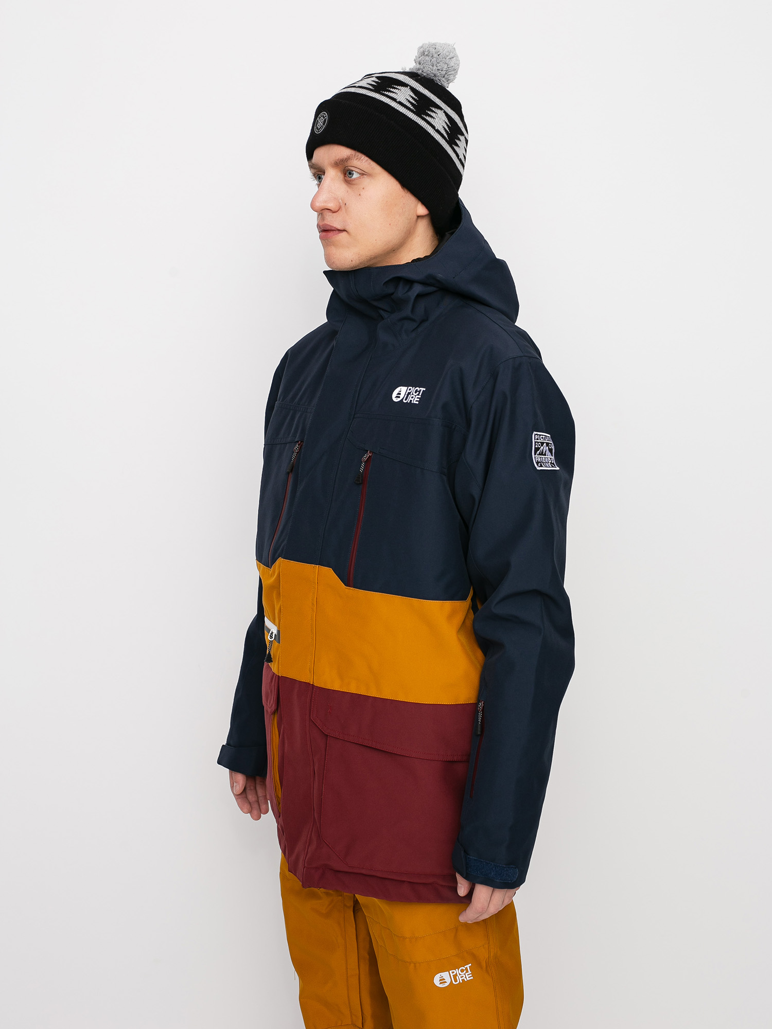 Męska Kurtka snowboardowa Picture Pure (dark blue camel)