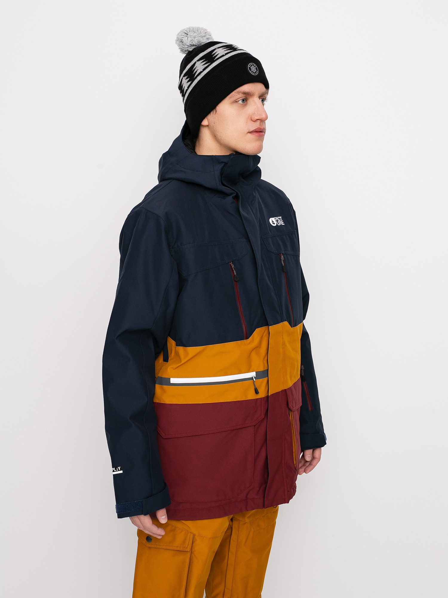 Męska Kurtka snowboardowa Picture Pure (dark blue camel)