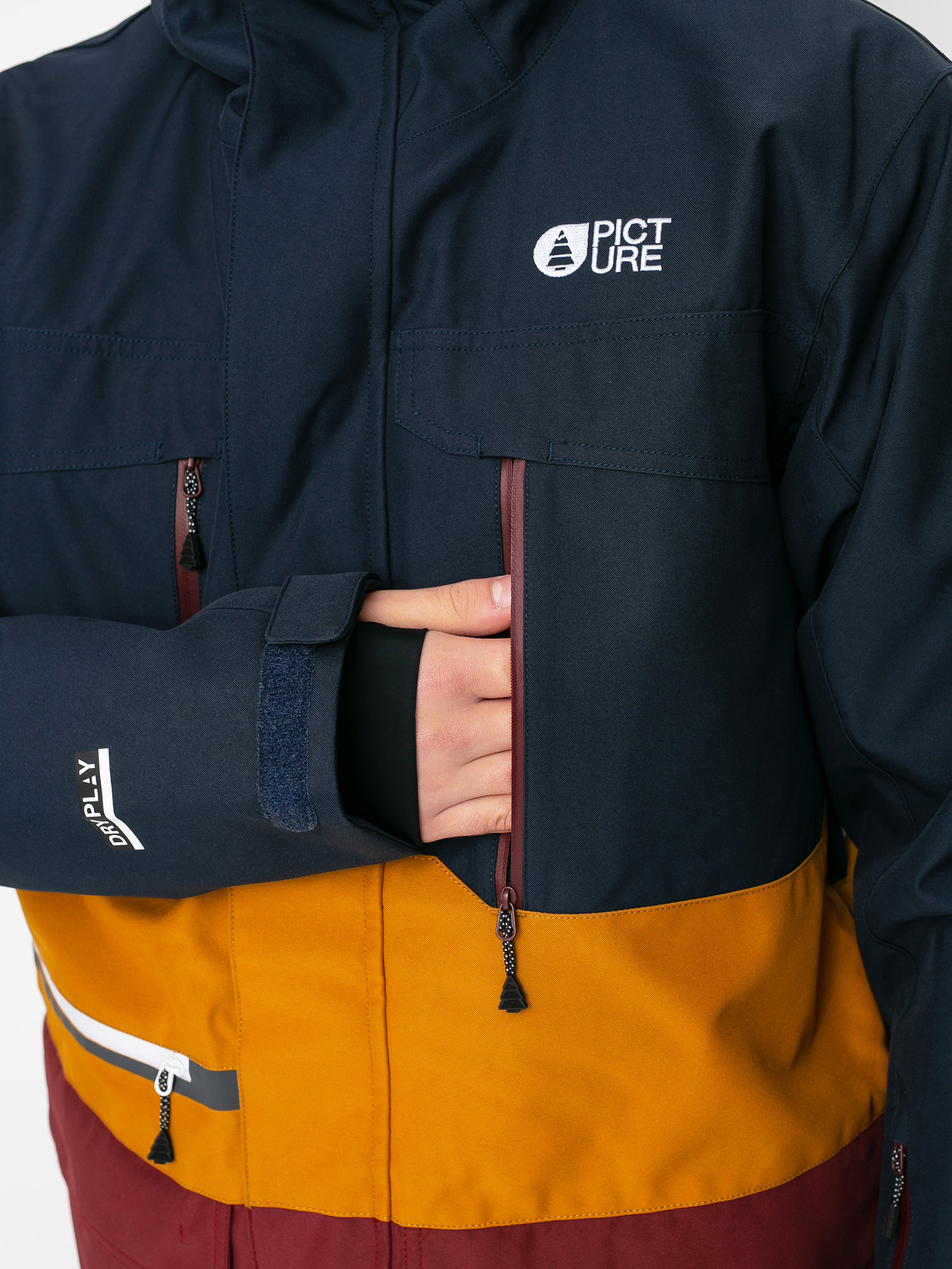 Męska Kurtka snowboardowa Picture Pure (dark blue camel)