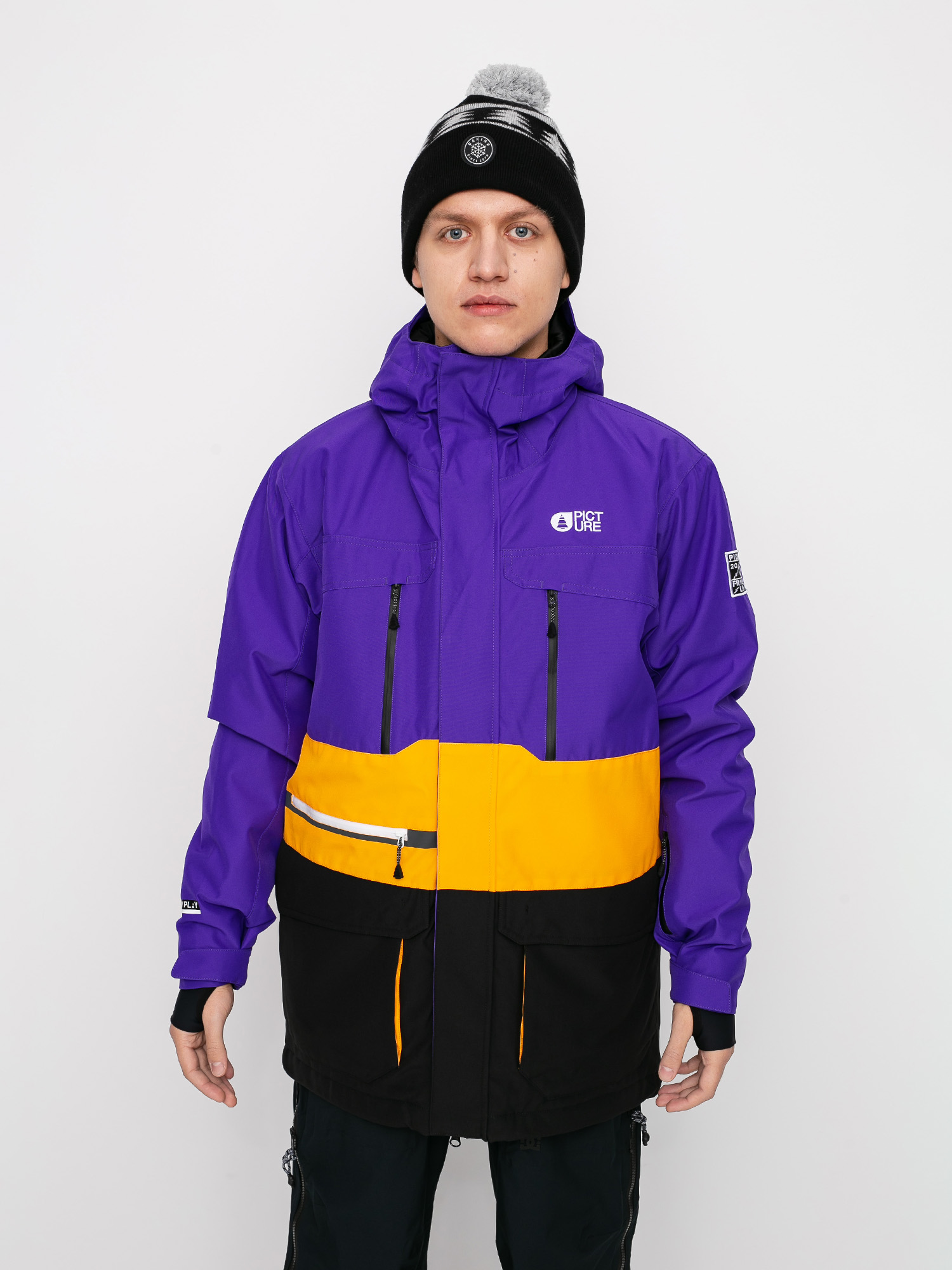 Męska Kurtka snowboardowa Picture Pure (purple yellow)