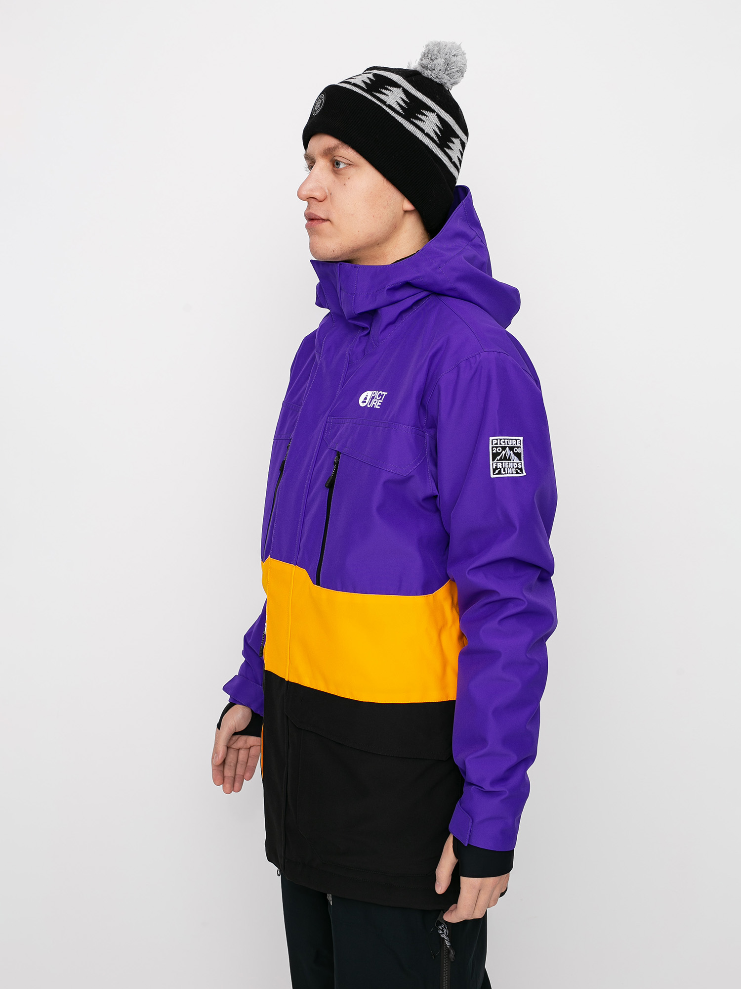 Męska Kurtka snowboardowa Picture Pure (purple yellow)