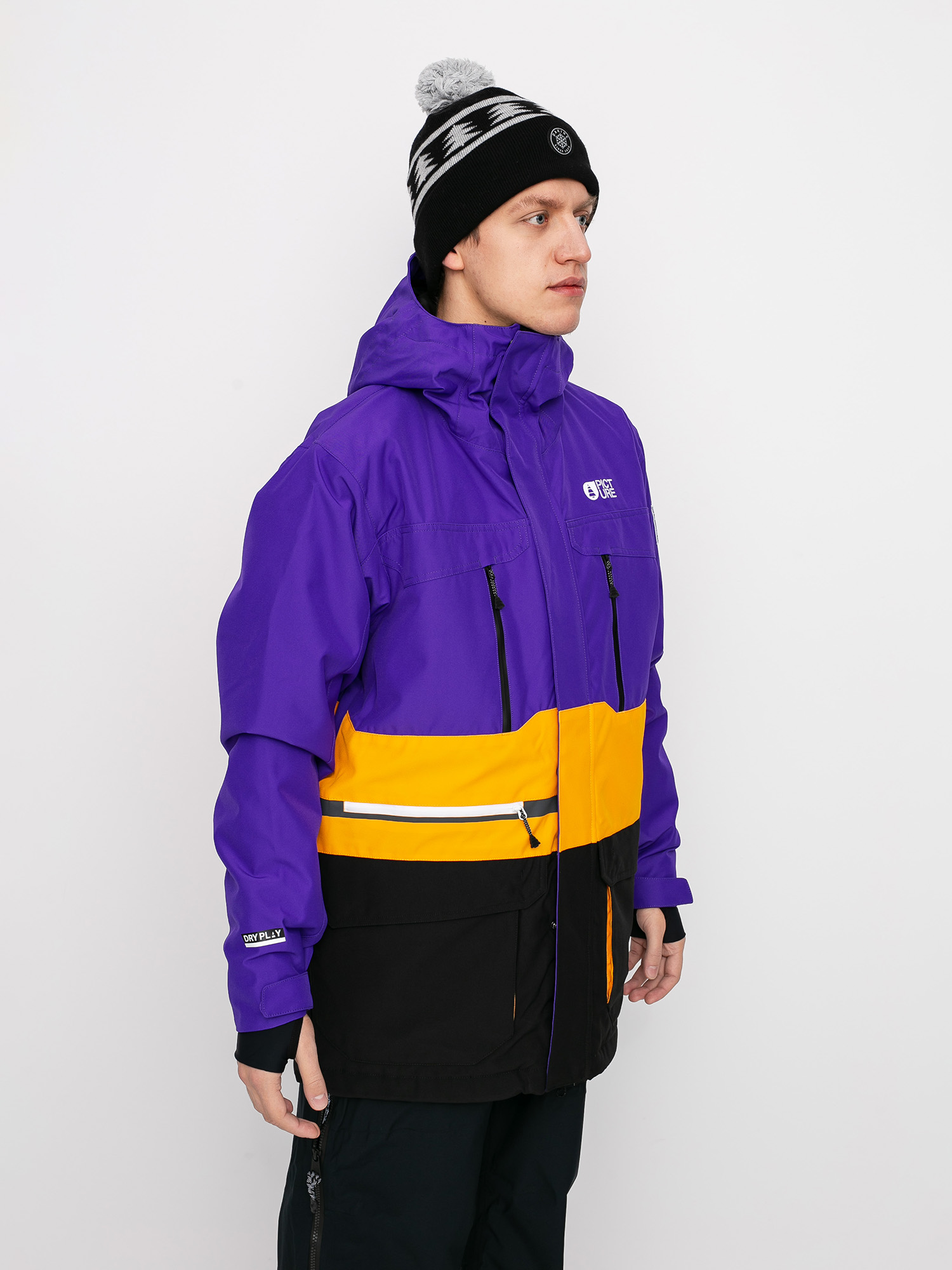 Męska Kurtka snowboardowa Picture Pure (purple yellow)