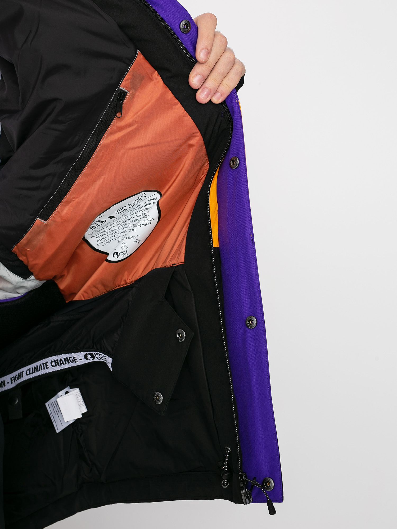 Męska Kurtka snowboardowa Picture Pure (purple yellow)