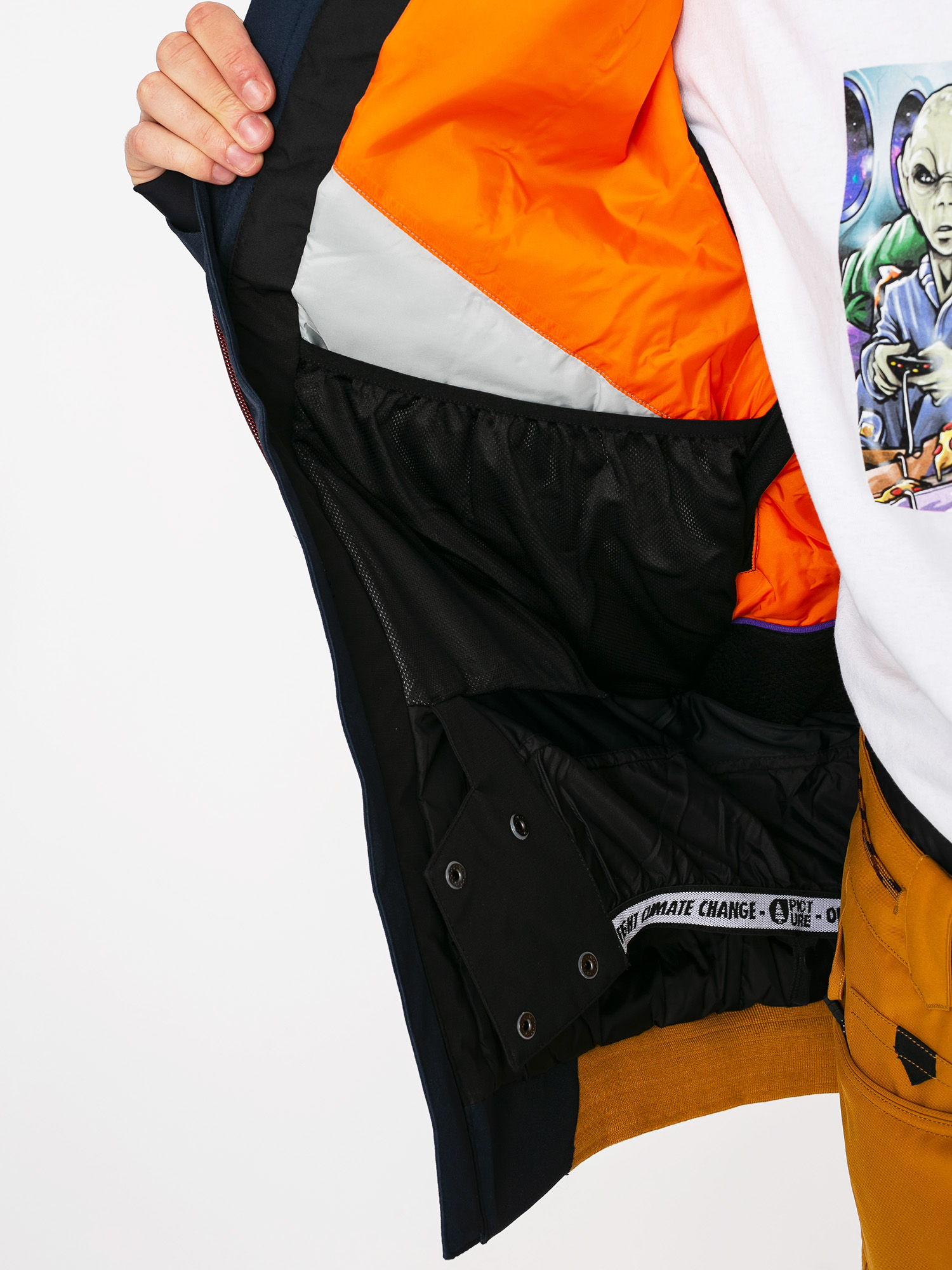 Męska Kurtka snowboardowa Picture Panel (camel dark blue)