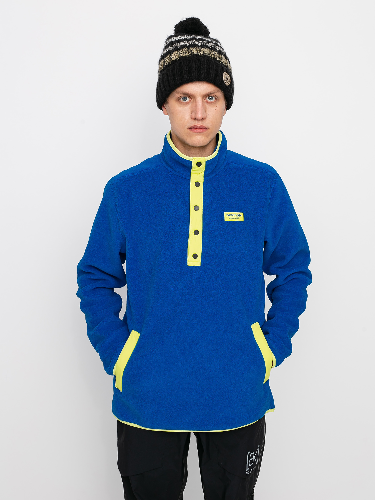 Męski Polar Burton Hearth Pullover (lapis blue)