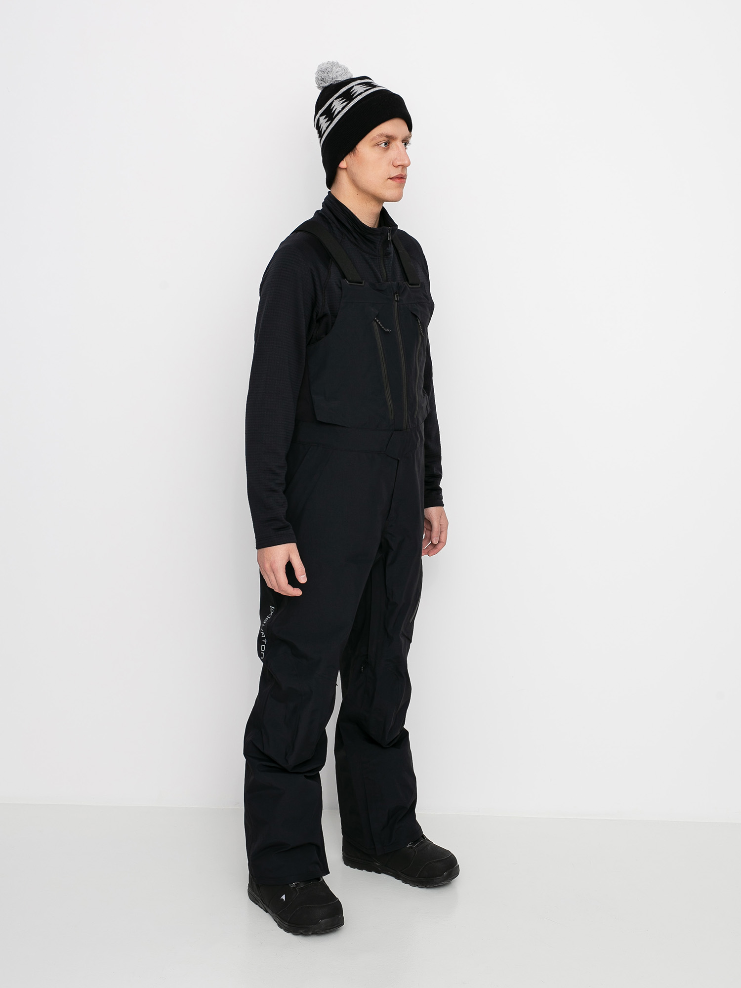 Męskie Spodnie snowboardowe Burton Ak Gore Tex Cyclic Bib (true black)