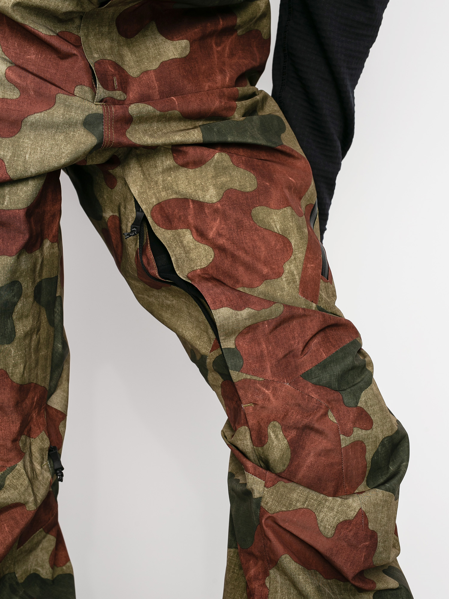 Męskie Spodnie snowboardowe Burton Ak Gore Tex Cyclic Bib (martini olive telo camo)