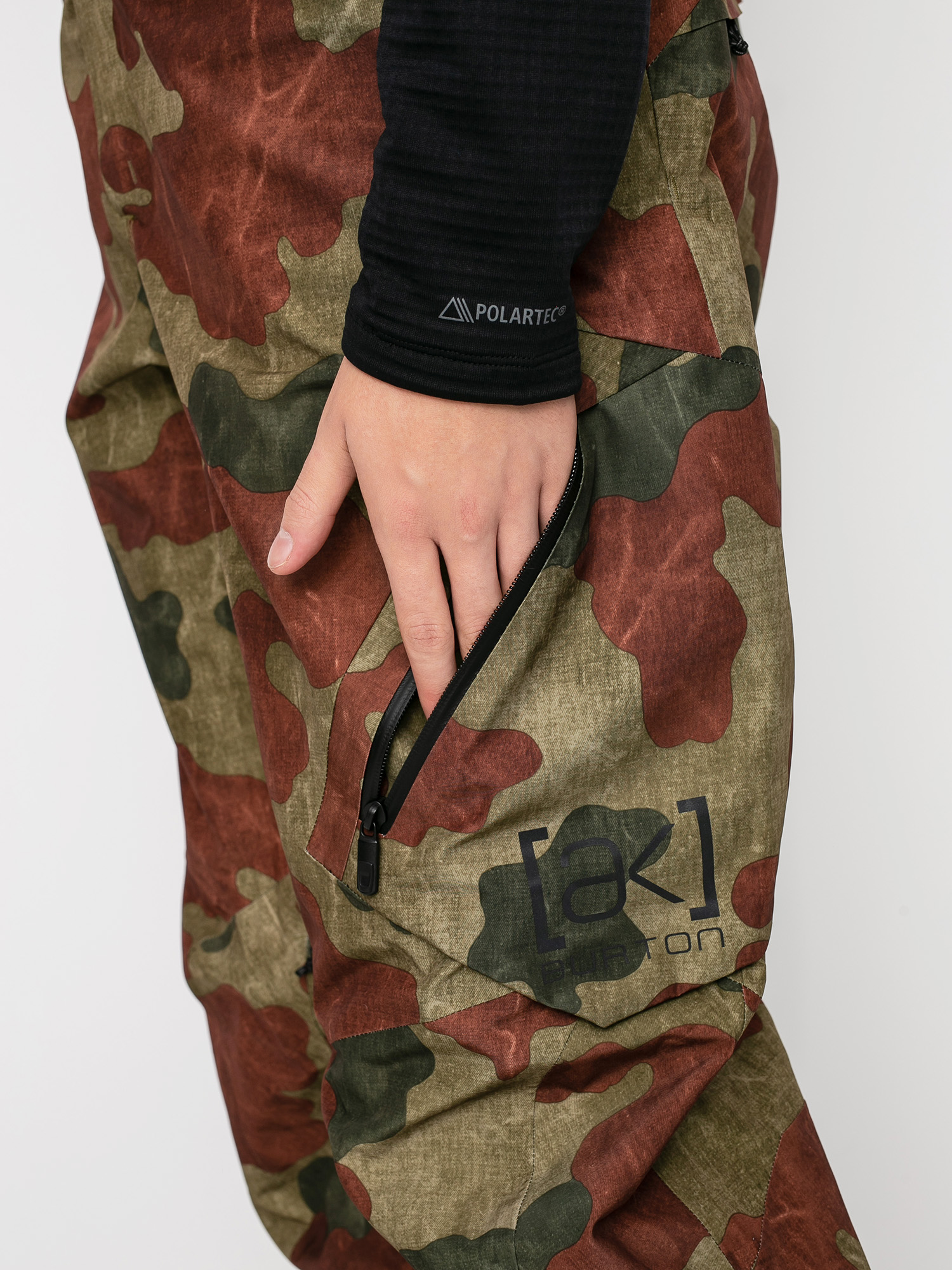 Męskie Spodnie snowboardowe Burton Ak Gore Tex Cyclic Bib (martini olive telo camo)