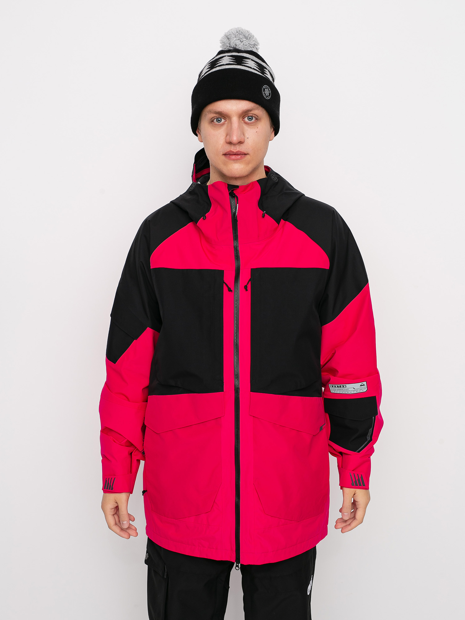 Męska Kurtka snowboardowa Burton Gore Tex 2L Banshey (punchy pink/true black)