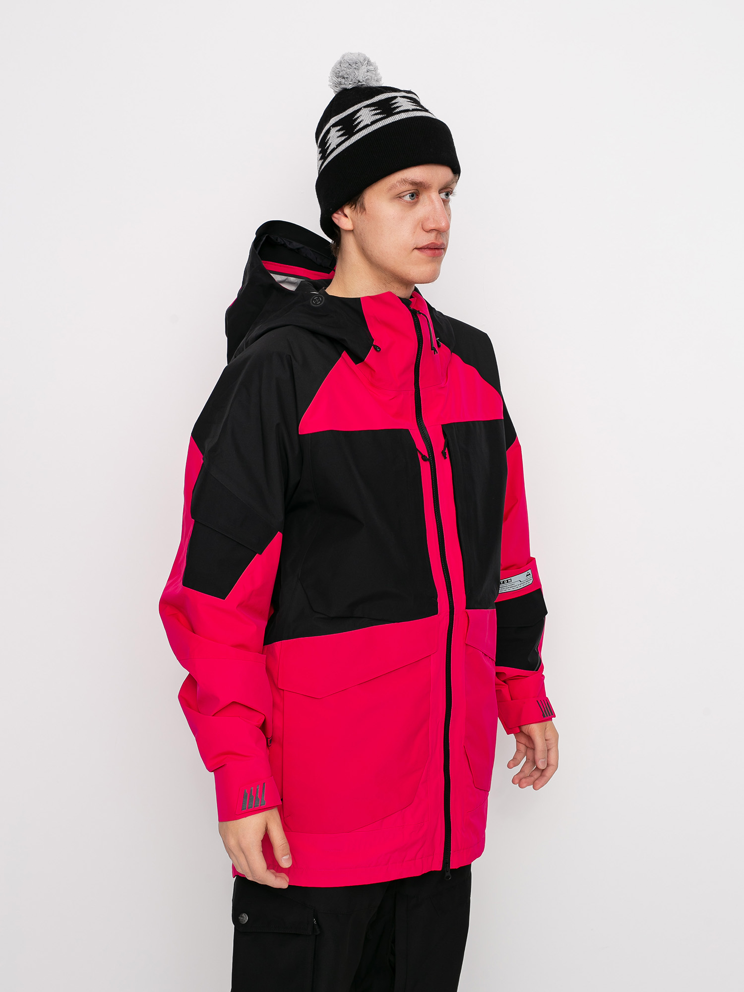 Męska Kurtka snowboardowa Burton Gore Tex 2L Banshey (punchy pink/true black)