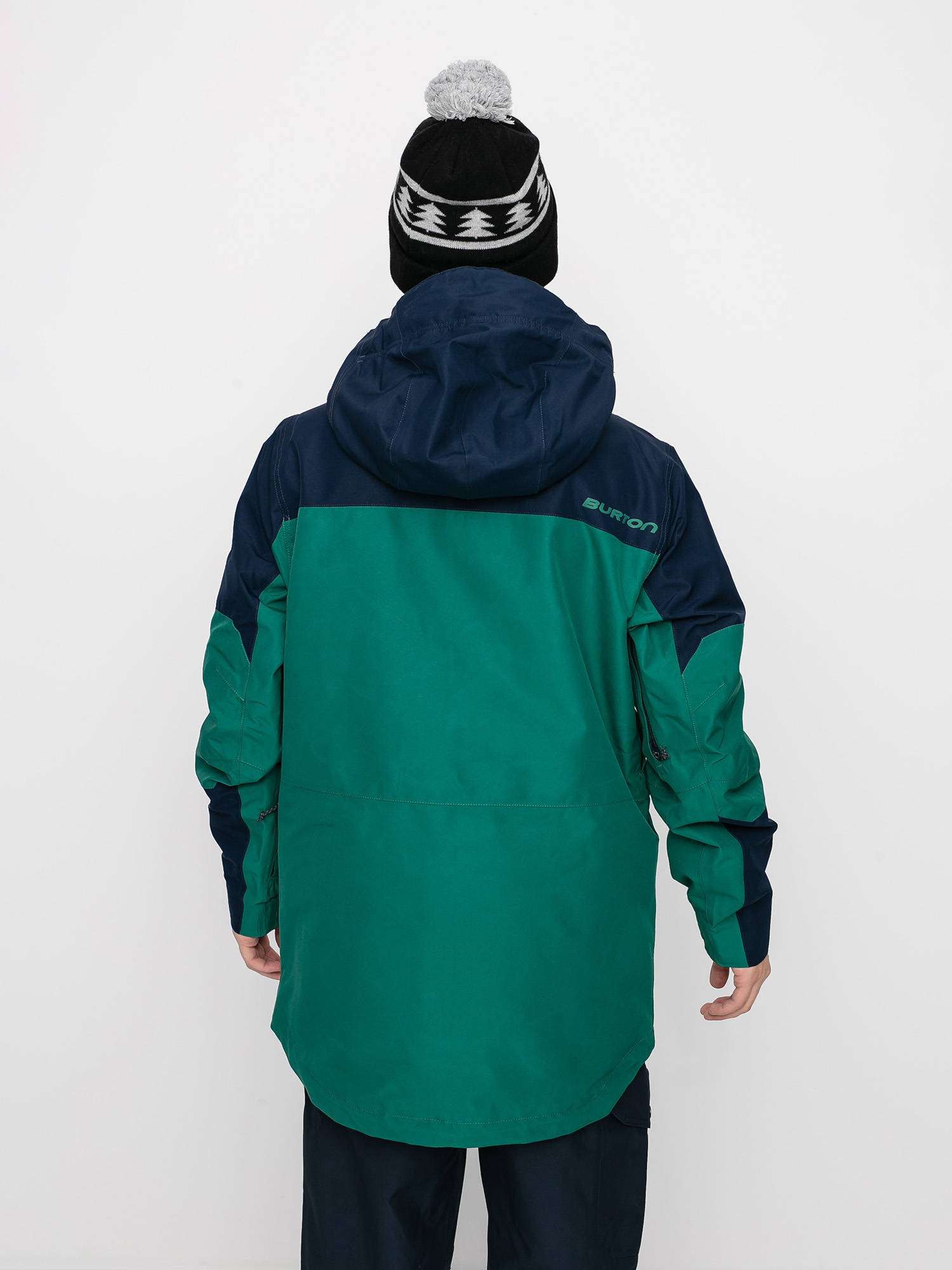Męska Kurtka snowboardowa Burton Gore Tex Breach (antique green/dress blue)