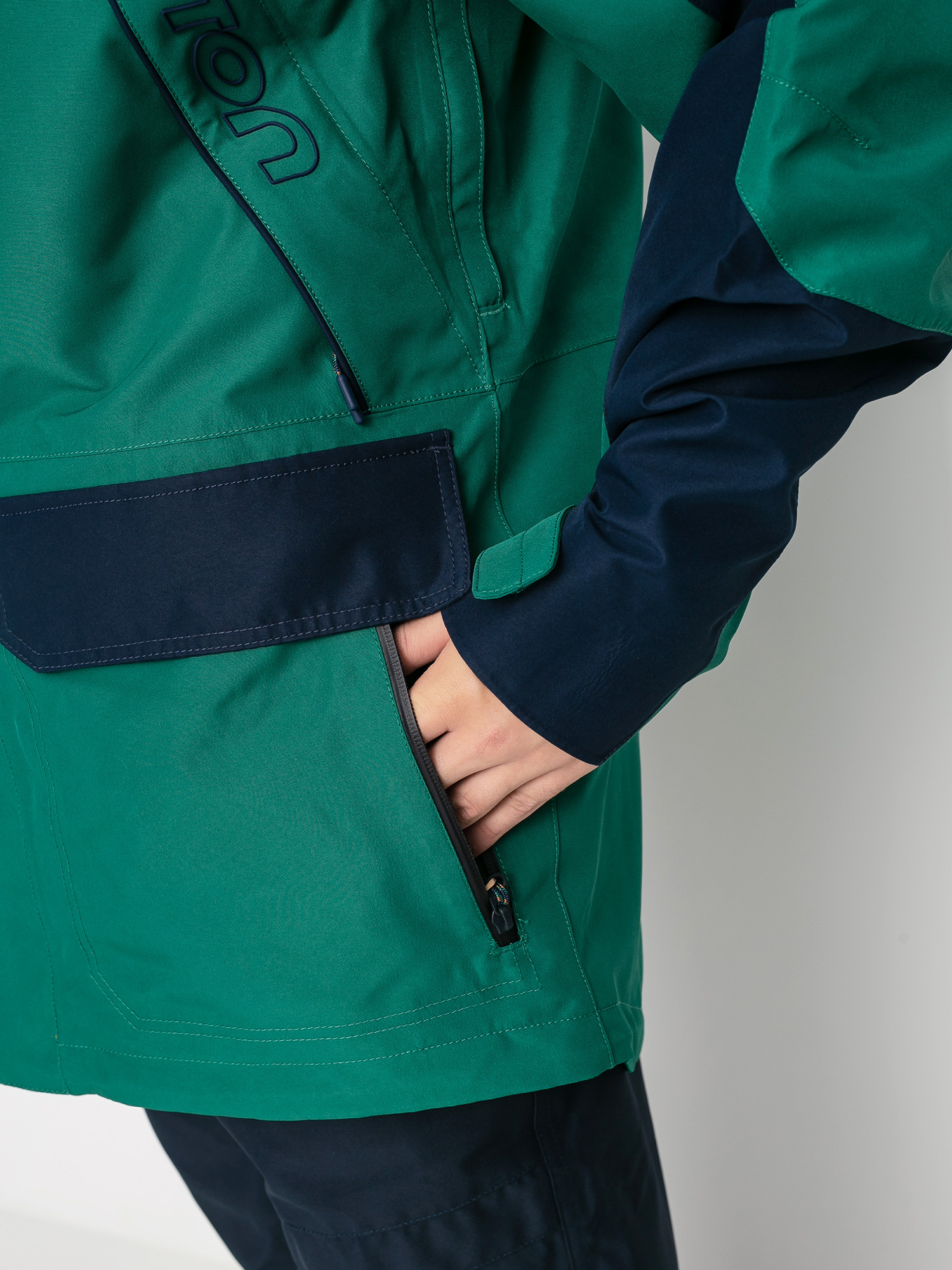 Męska Kurtka snowboardowa Burton Gore Tex Breach (antique green/dress blue)