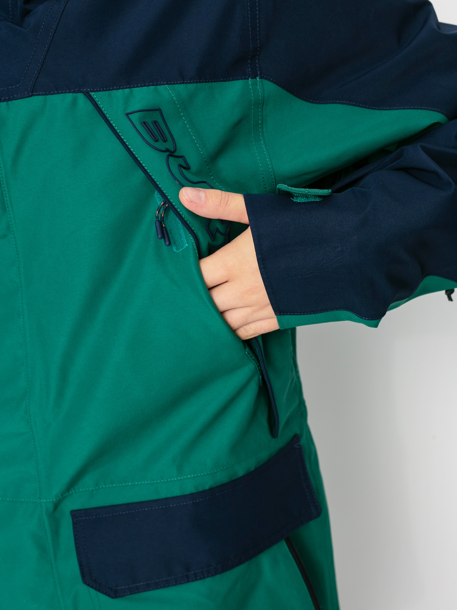 Męska Kurtka snowboardowa Burton Gore Tex Breach (antique green/dress blue)