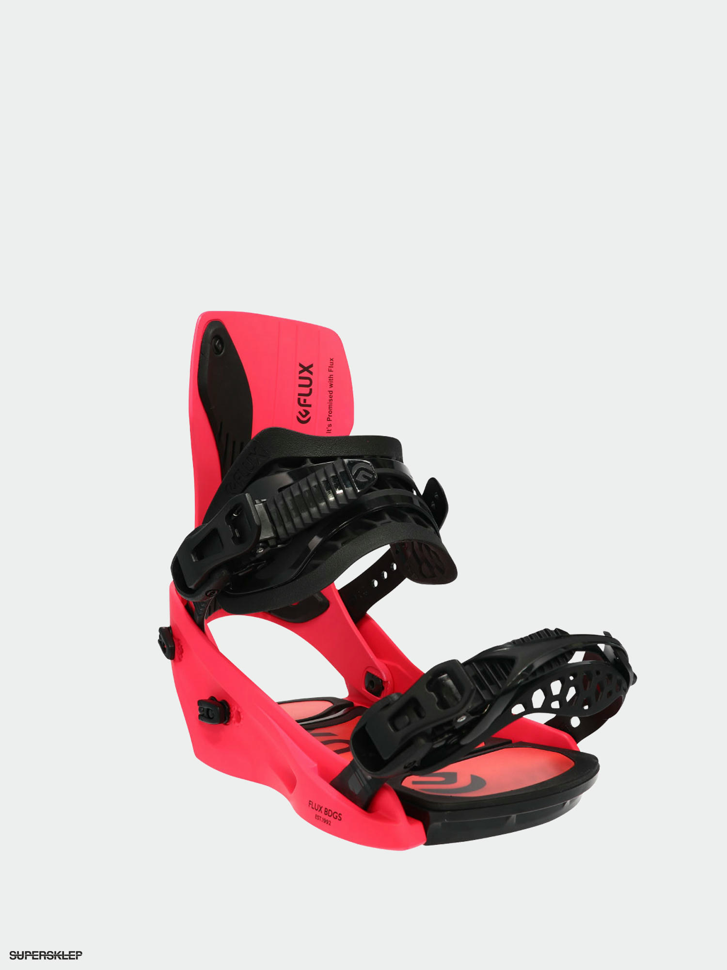 Wiązania snowboardowe Flux XF (neon red)