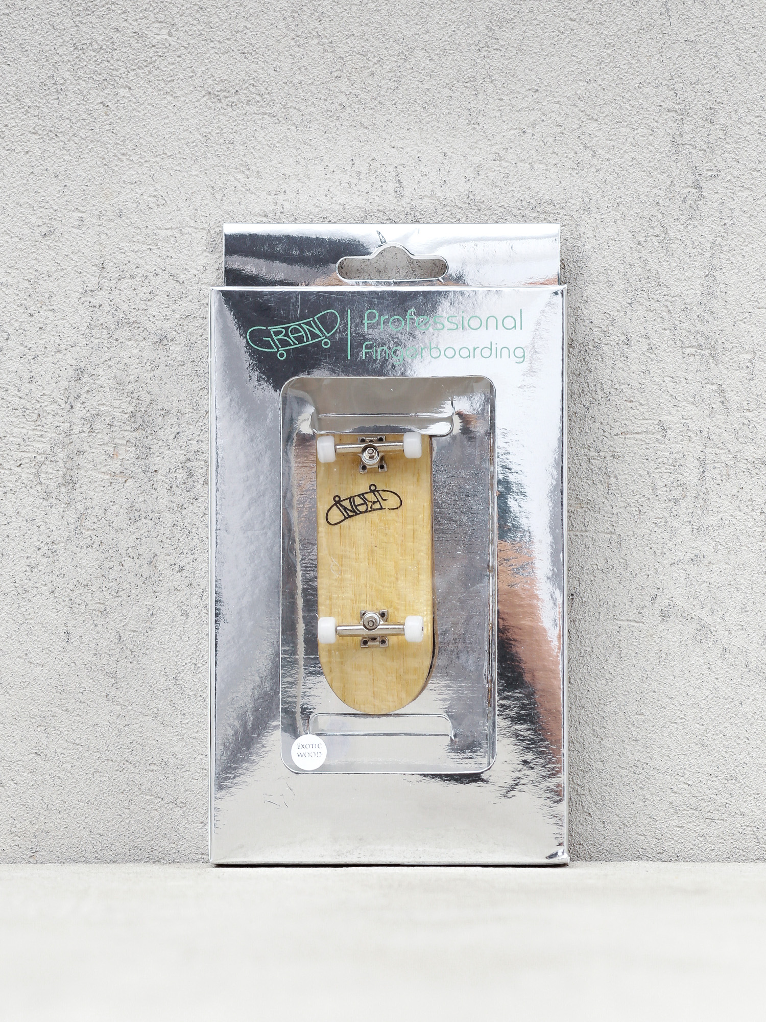 Fingerboard Grand Fingers Pro Exotic Wood (natural/silver/white)