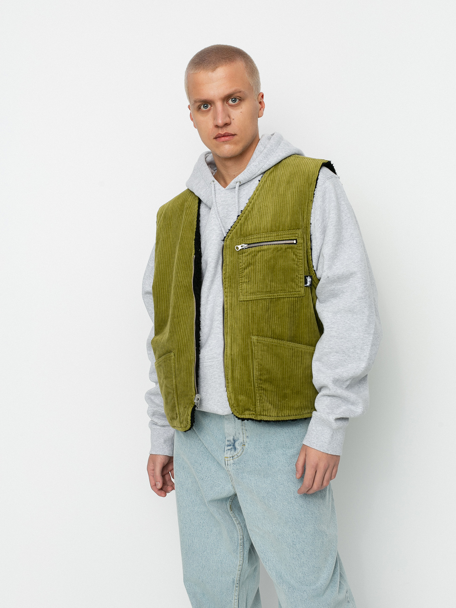 Kurtka Stussy Wide Wale Reversible (green)