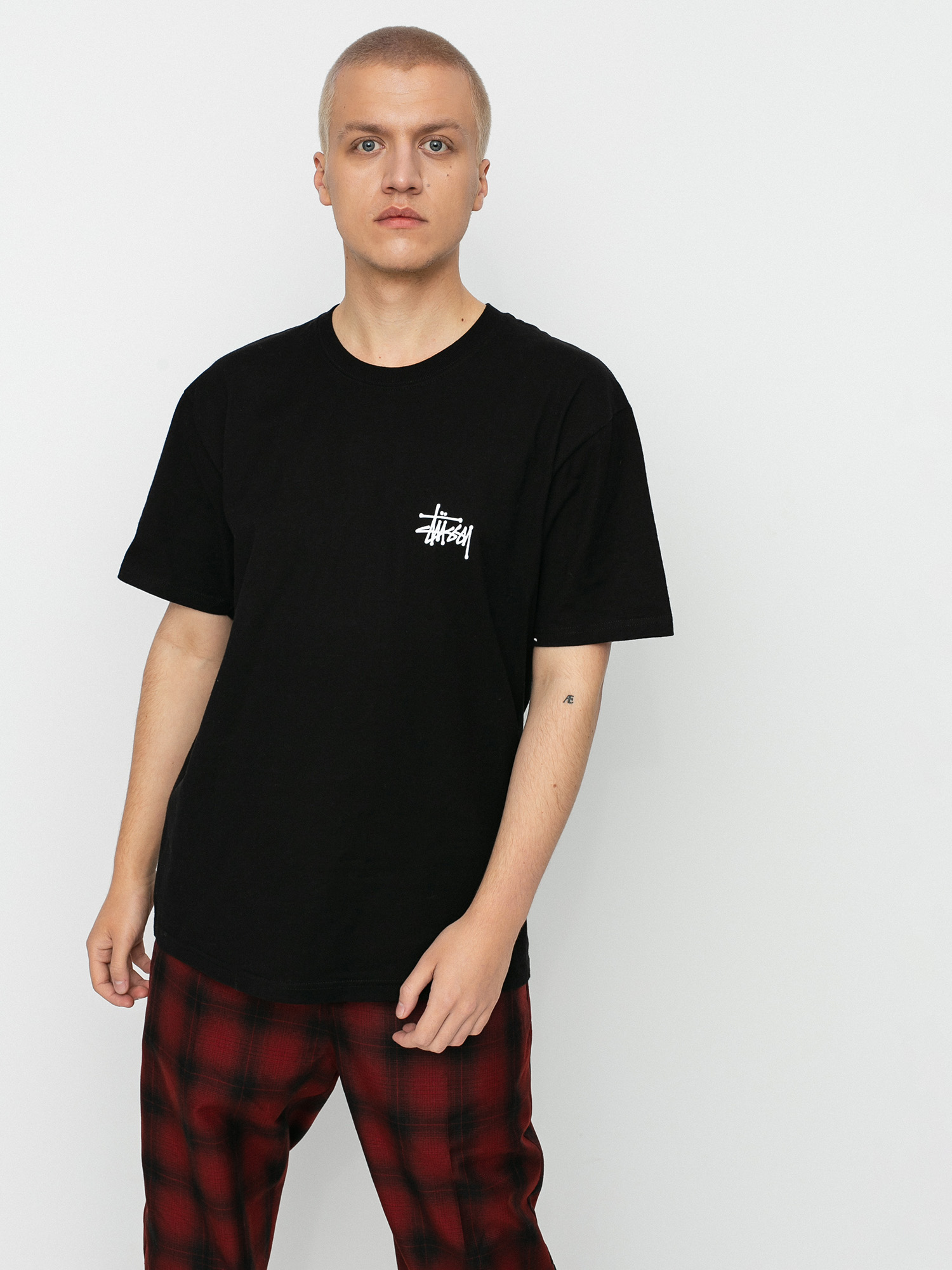 T-shirt Stussy Basic Stussy (black)
