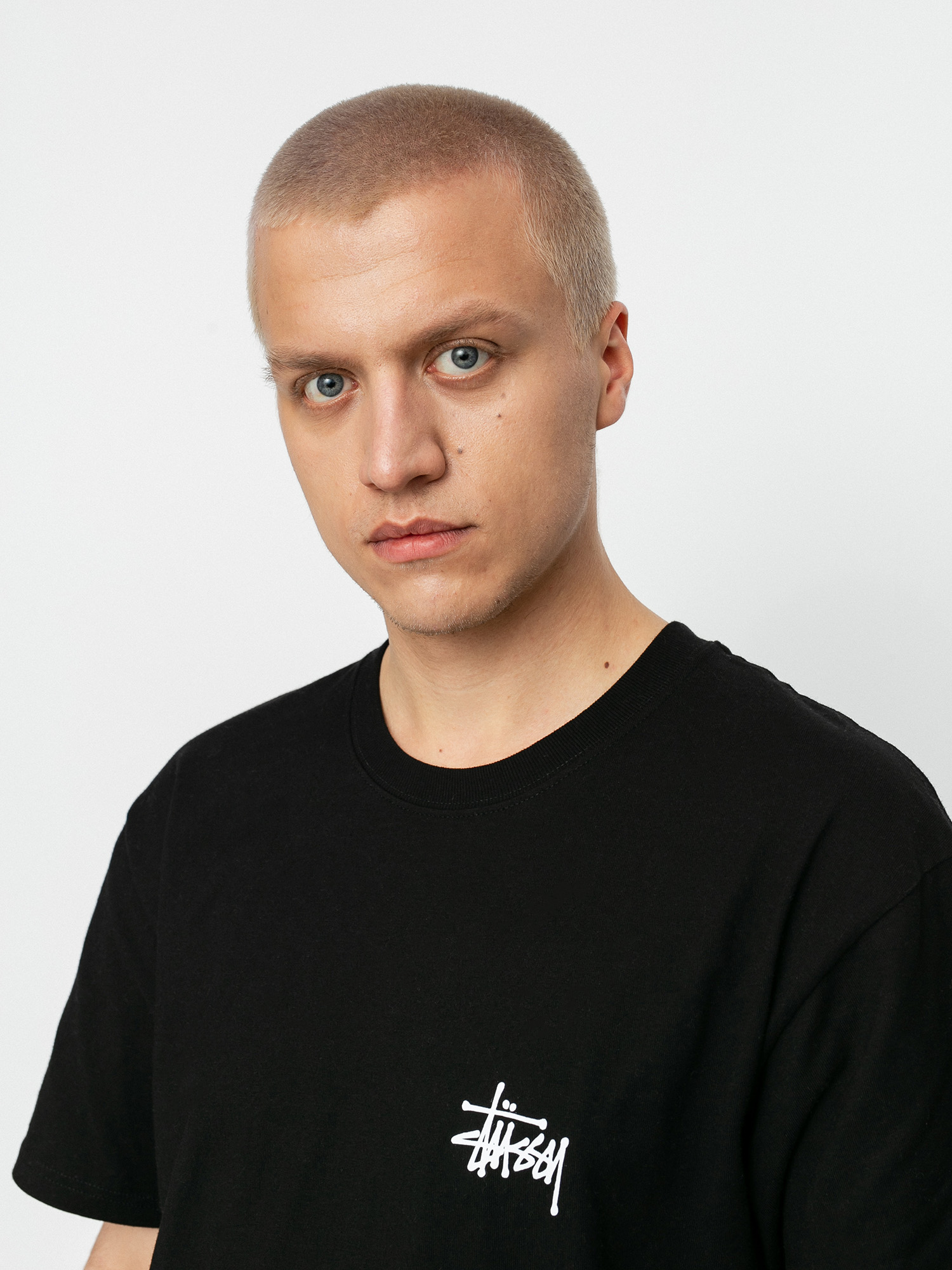 T-shirt Stussy Basic Stussy (black)