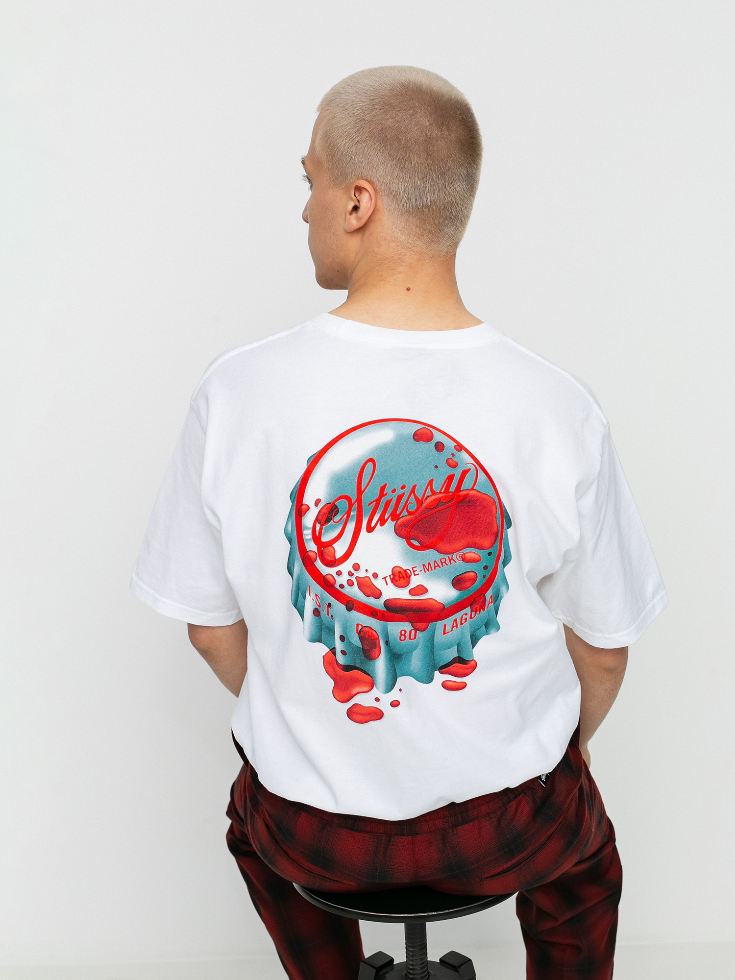 T-shirt Stussy Bottlecap (white)