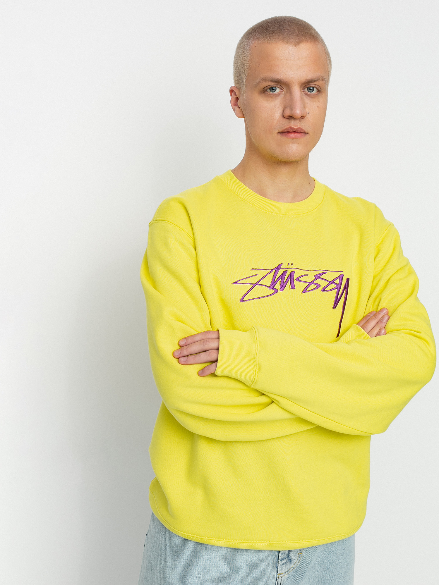 Bluza Stussy Stussy Smooth Stock App (lemon)