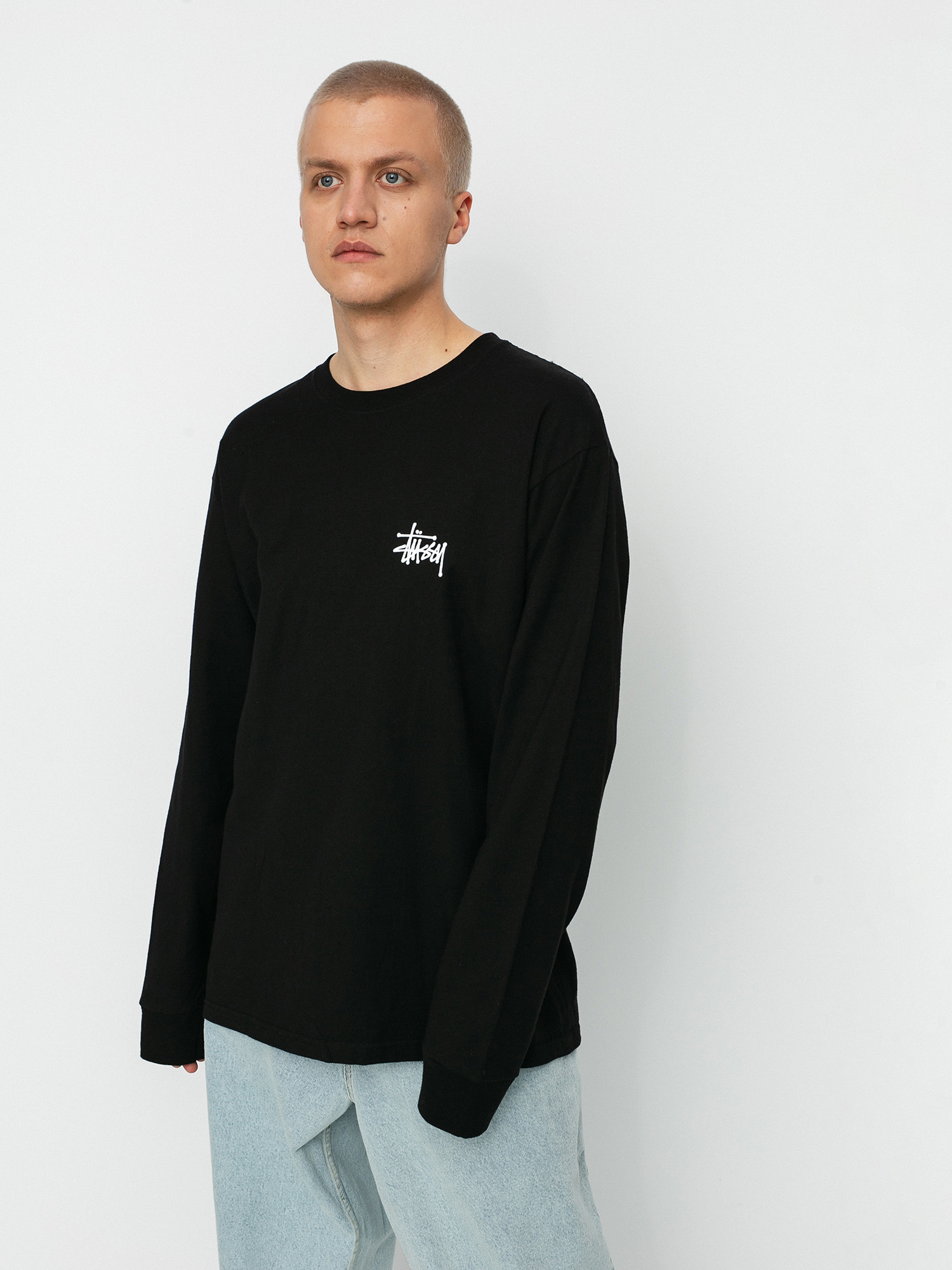 stussy basic long sleeve