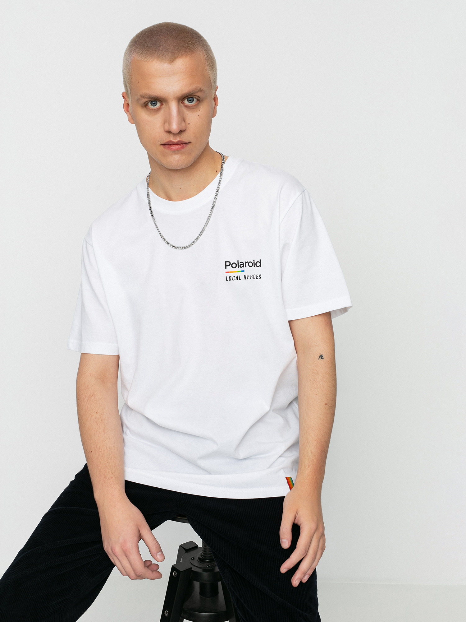 T-shirt Local Heroes X Polaroid Ribbon (white)