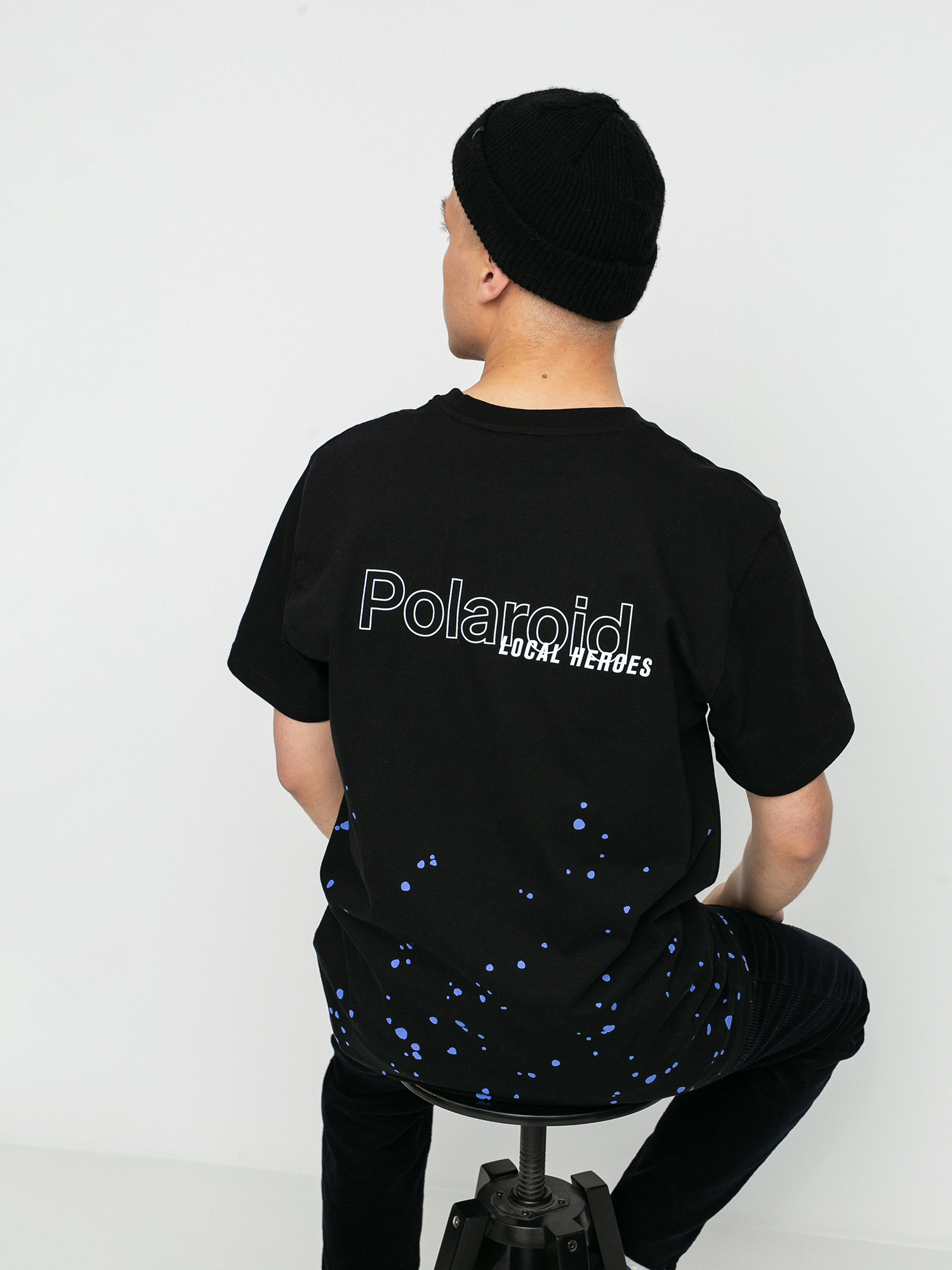 T-shirt Local Heroes X Polaroid Spray (black)